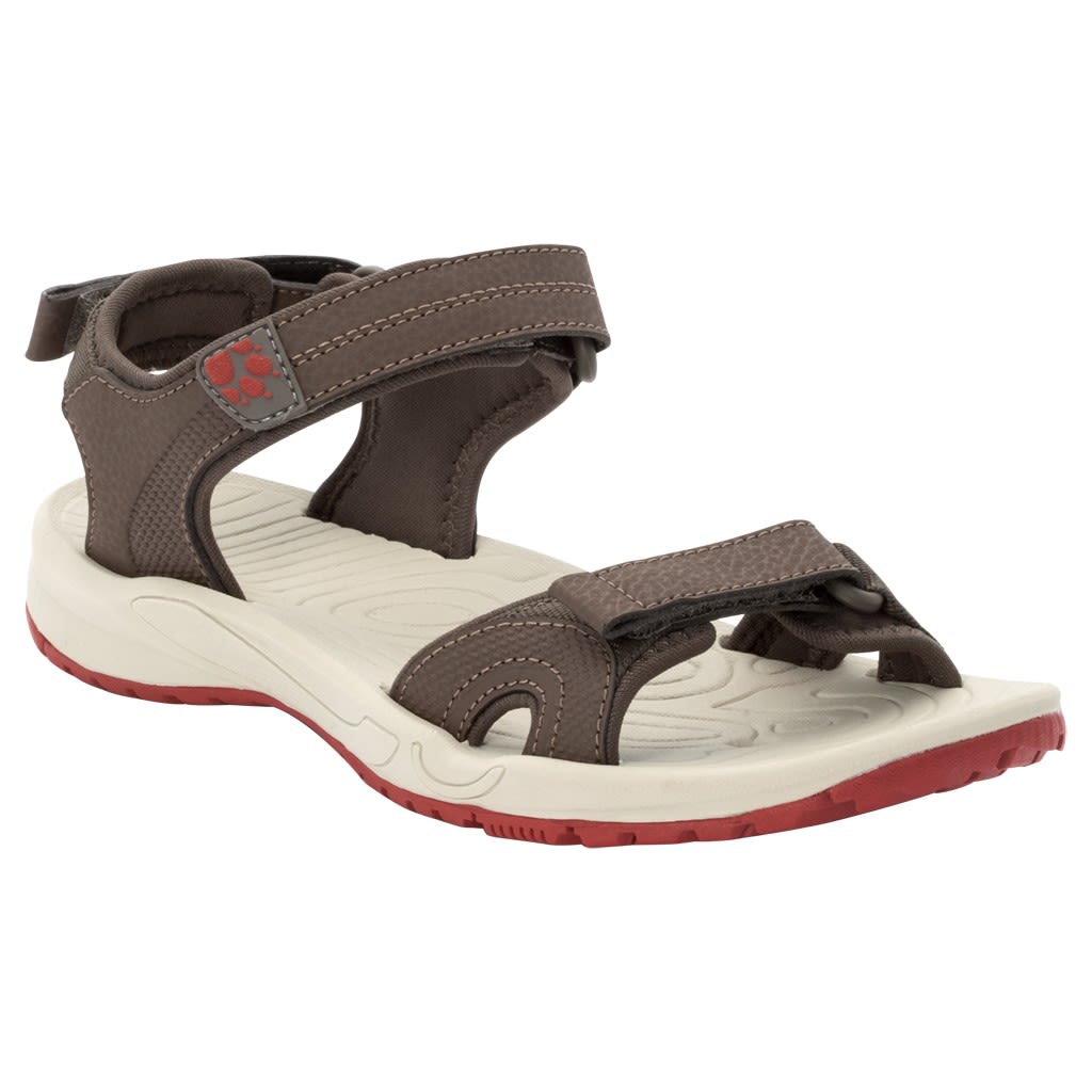 Jack Wolfskin Lakewood Cruise Sandal Braun- Female Sandalen- Grsse EU 39-5 - Farbe Coconut Brown - Auburn
