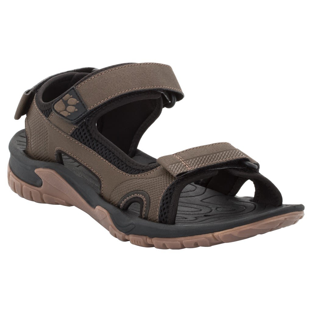 Jack Wolfskin Lakewood Cruise Sandal Braun- Male Sandalen- Grsse EU 39-5 - Farbe Dark Wood