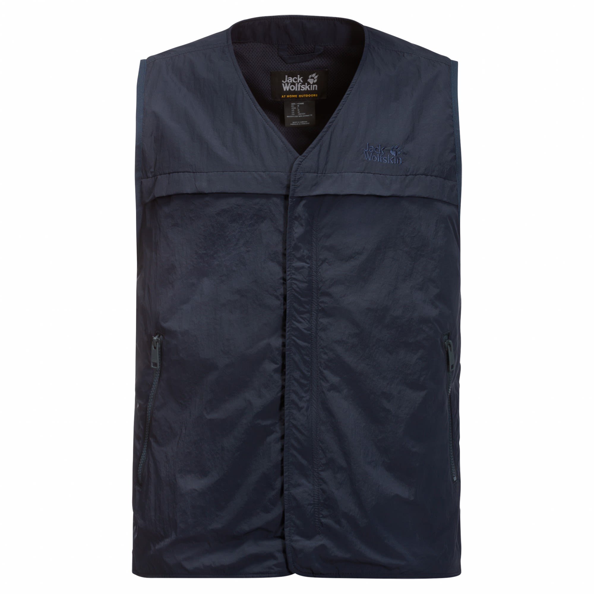 Jack Wolfskin Lightsome Vest Blau- Male Winddichte Westen- Grsse L - Farbe Night Blue