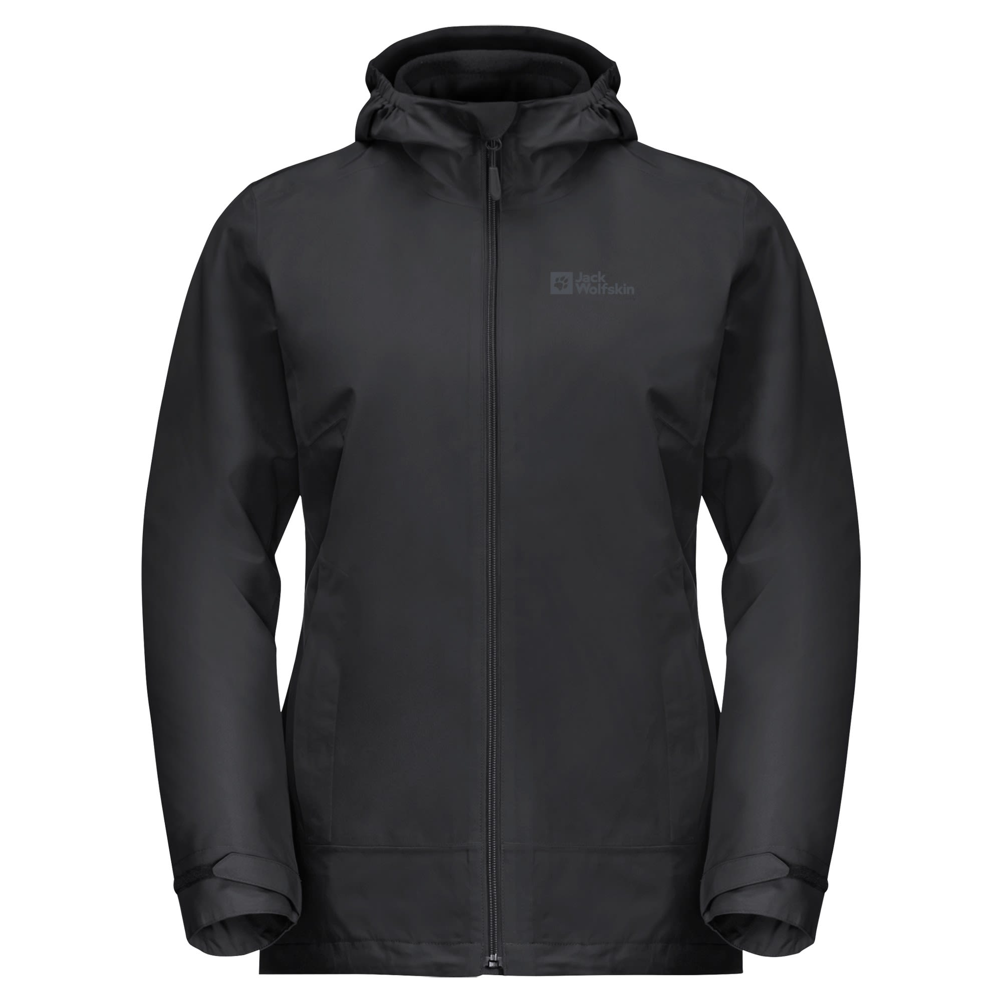 Jack Wolfskin Moonrise 3in1 JKT Schwarz- Female Polartec(R) Anoraks- Grsse XS - Farbe Black