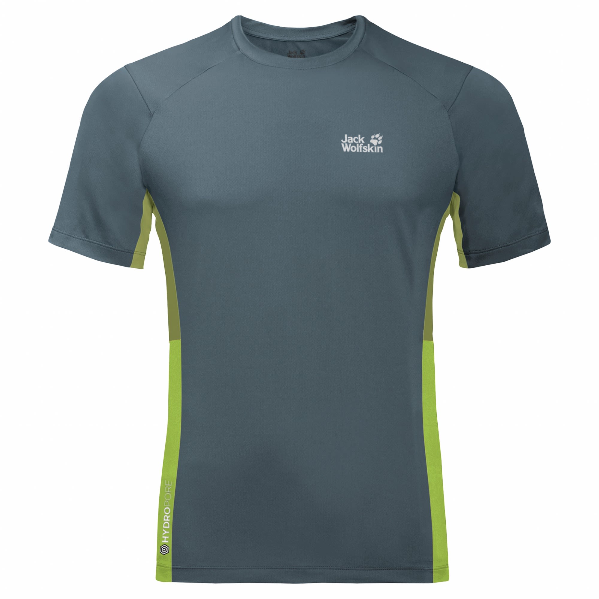 Jack Wolfskin Narrows T Grau- Male Kurzarm-Shirts- Grsse S - Farbe Storm Grey