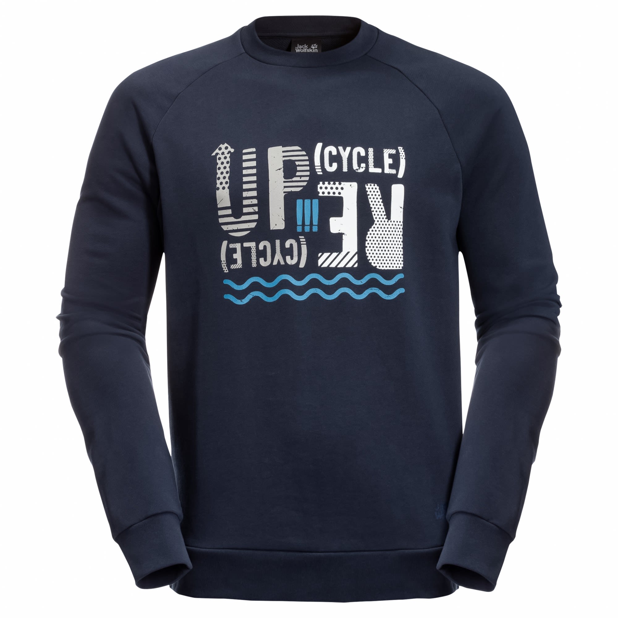 Jack Wolfskin Ocean Crewneck Blau- Male Freizeitpullover- Grsse S - Farbe Night Blue