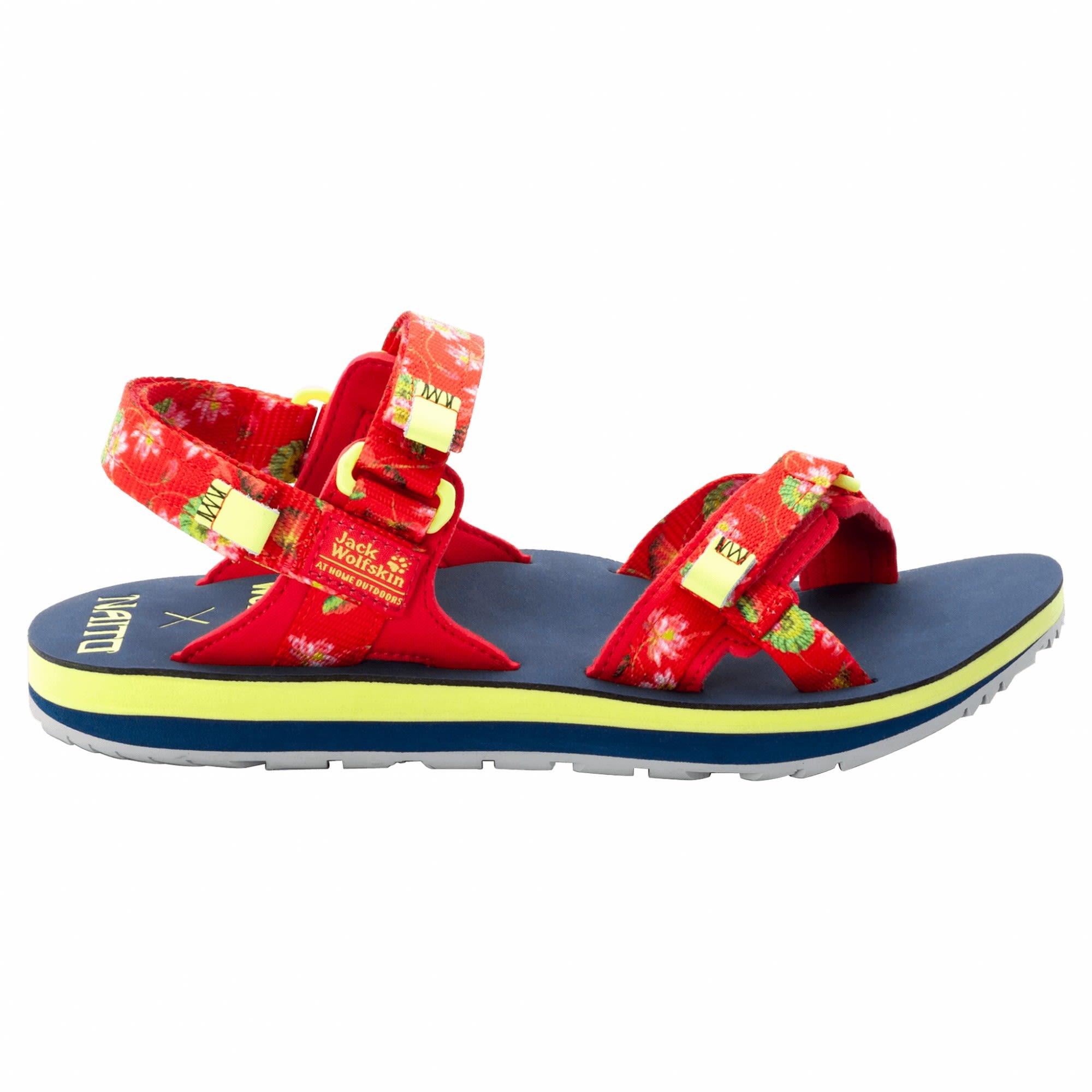 Jack Wolfskin Outfresh Deluxe Sandal Rot- Female Sandalen- Grsse EU 40-5 - Farbe Tulip Red All Over