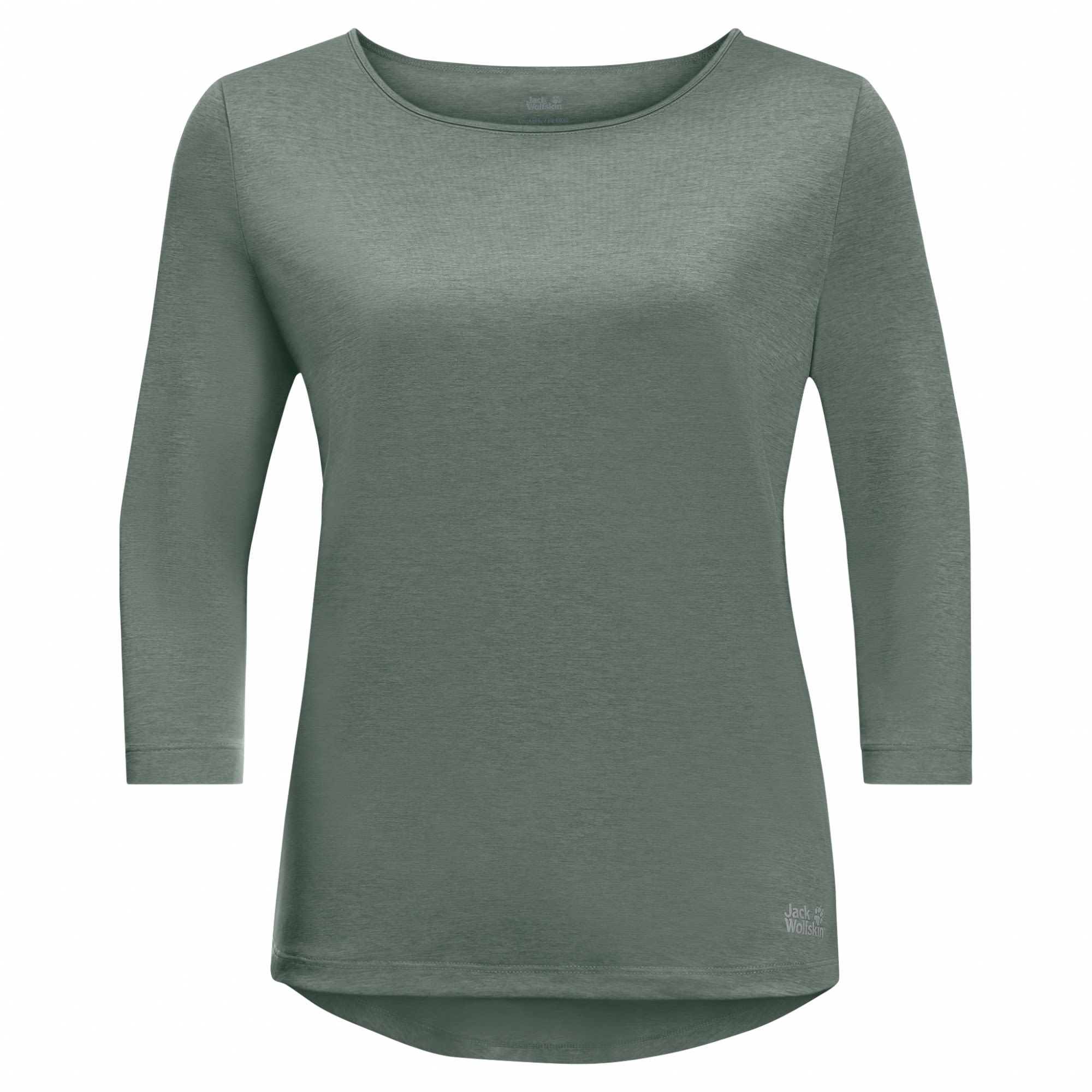 Jack Wolfskin Pack and GO 3-4 Tee Oliv- Female Langarm-Shirts- Grsse XS - Farbe Hedge Green