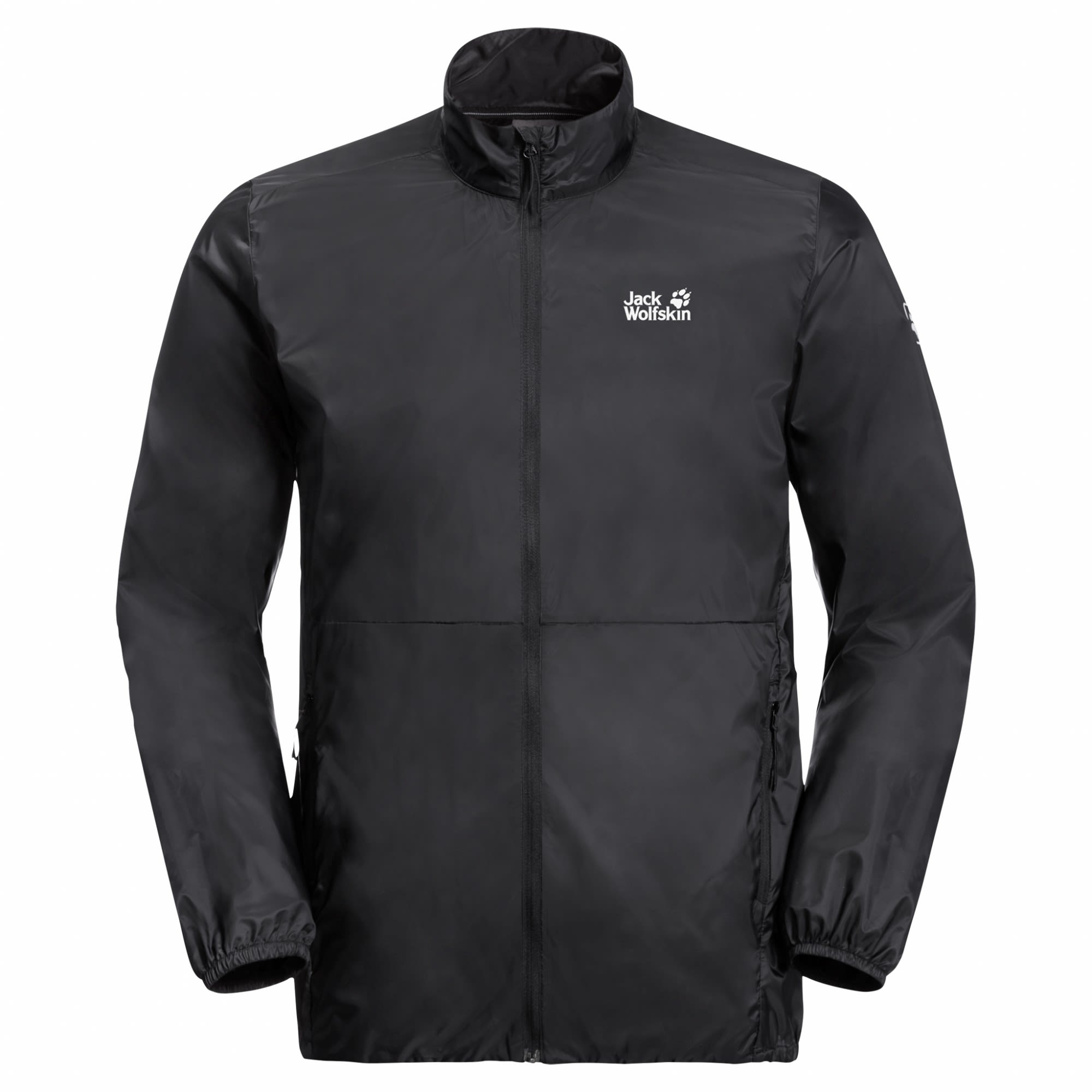 Jack Wolfskin Pack und GO Windshell Schwarz- Male Anoraks- Grsse S - Farbe Black
