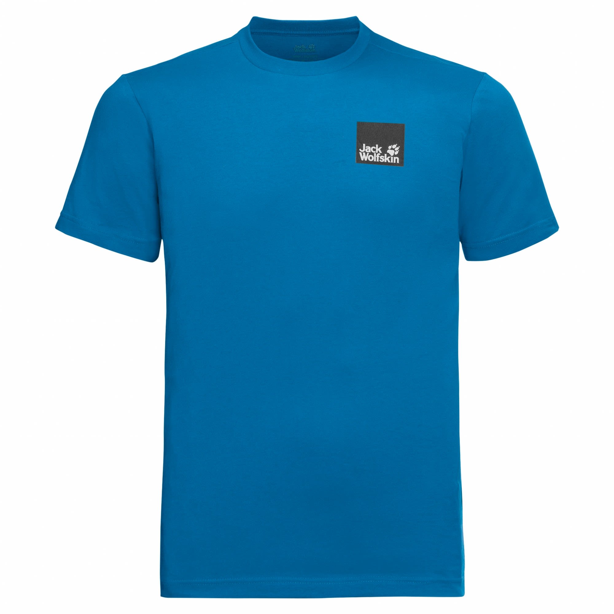 Jack Wolfskin Rainbow PAW T Blau- Male Kurzarm-Shirts- Grsse M - Farbe Blue Pacific
