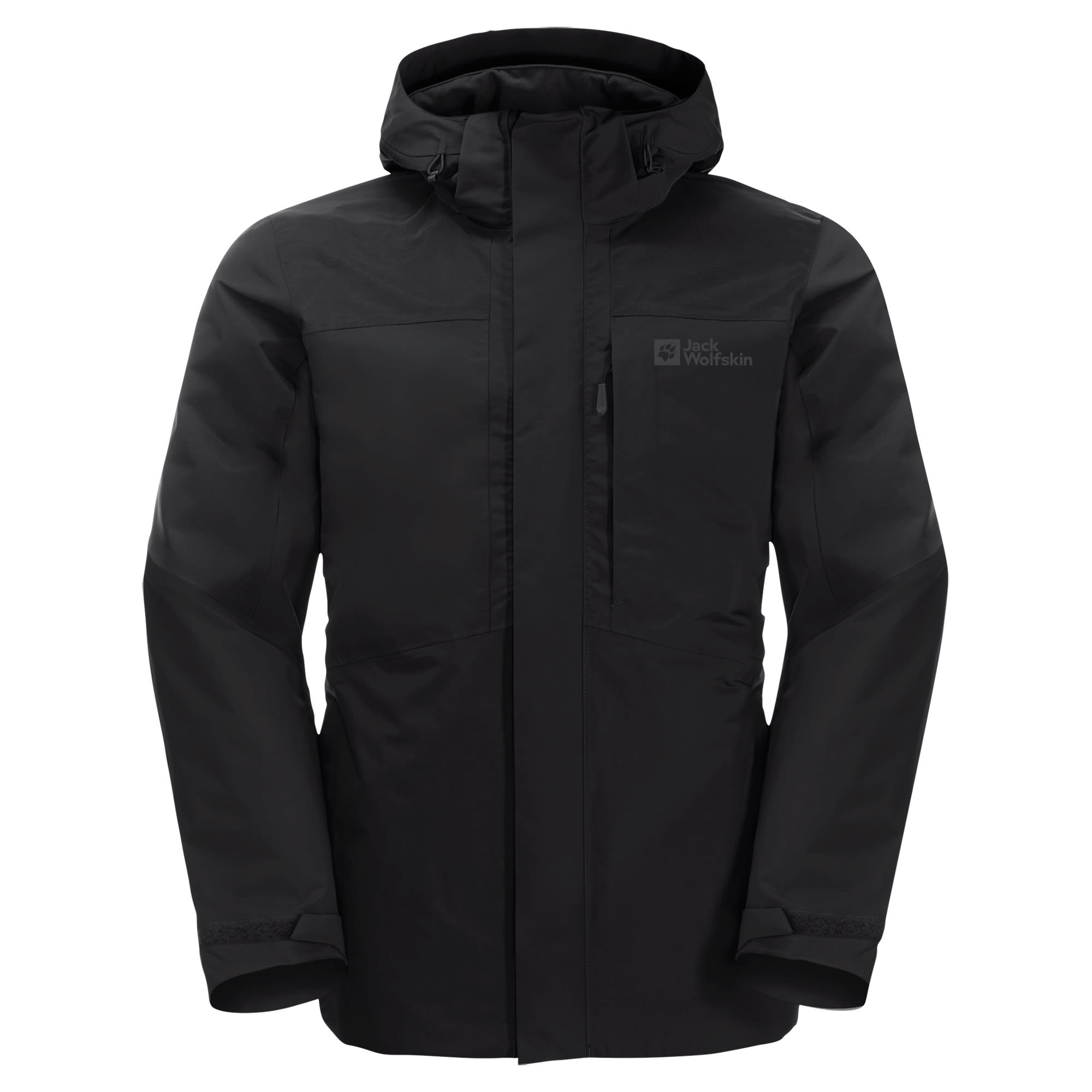 Jack Wolfskin Romberg 3-In-1 JKT Schwarz- Male PrimaLoft(R) Anoraks- Grsse M - Farbe Black