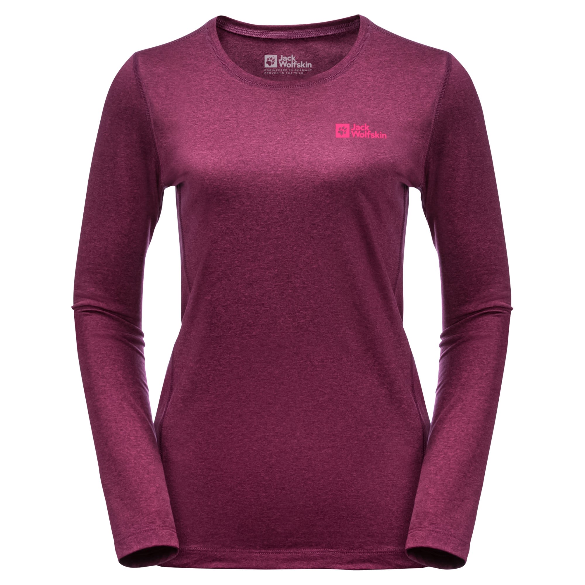 Jack Wolfskin SKY Thermal L-S Lila-Violett- Female Langarm-Shirts- Grsse XXL - Farbe Wild Berry