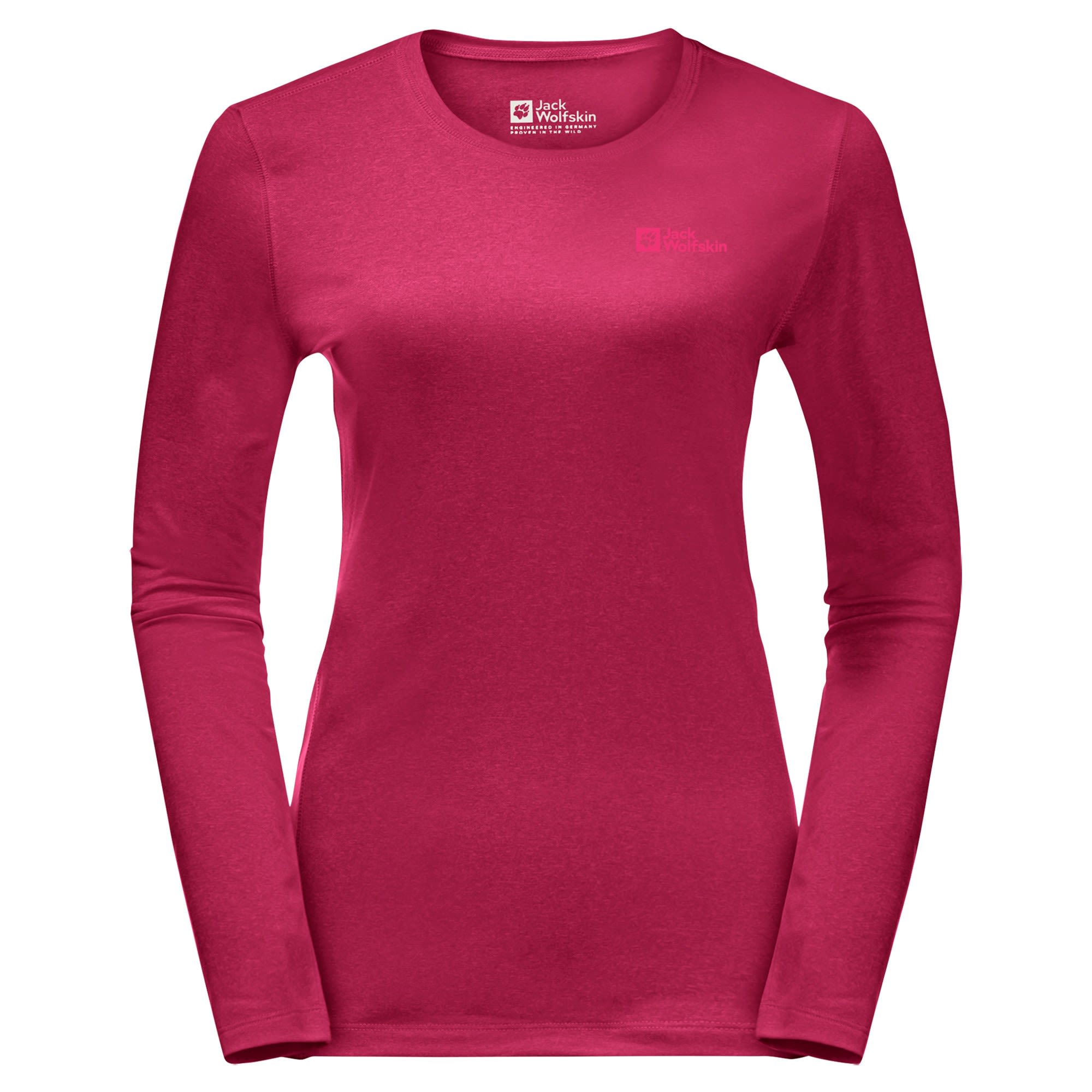 Jack Wolfskin SKY Thermal L-S Pink- Female Langarm-Shirts- Grsse XS - Farbe Cranberry