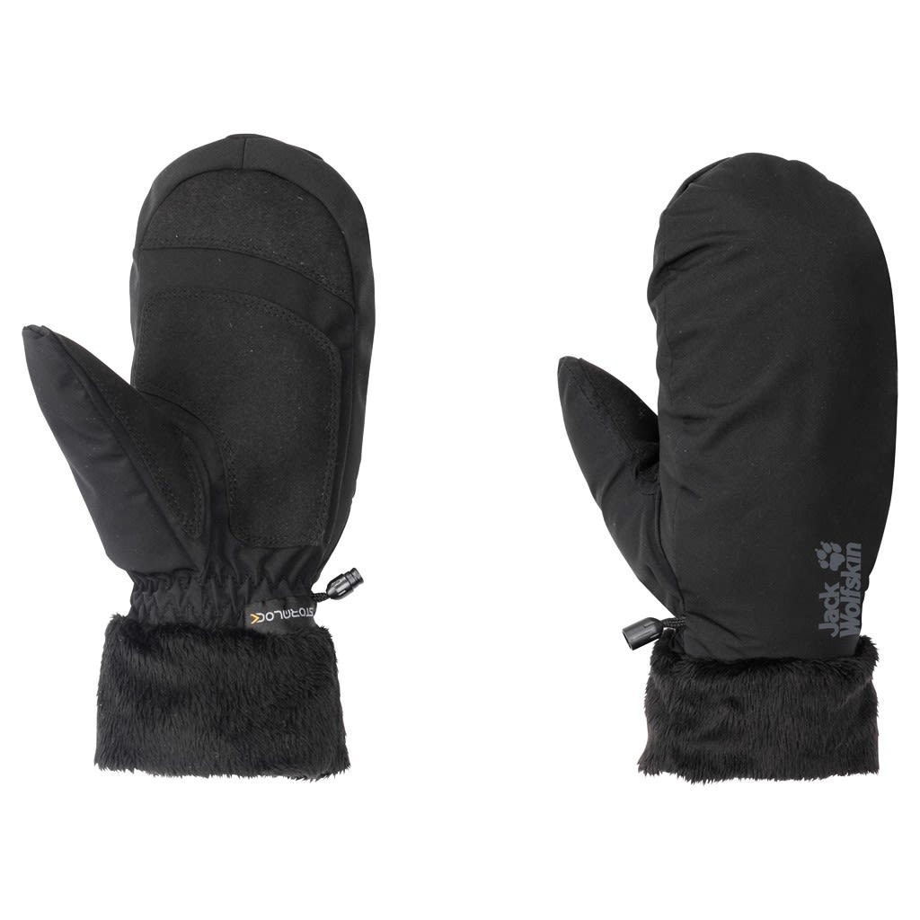 Jack Wolfskin Stormlock Highloft Mitten Schwarz- Female Fausthandschuhe- Grsse S - Farbe Black
