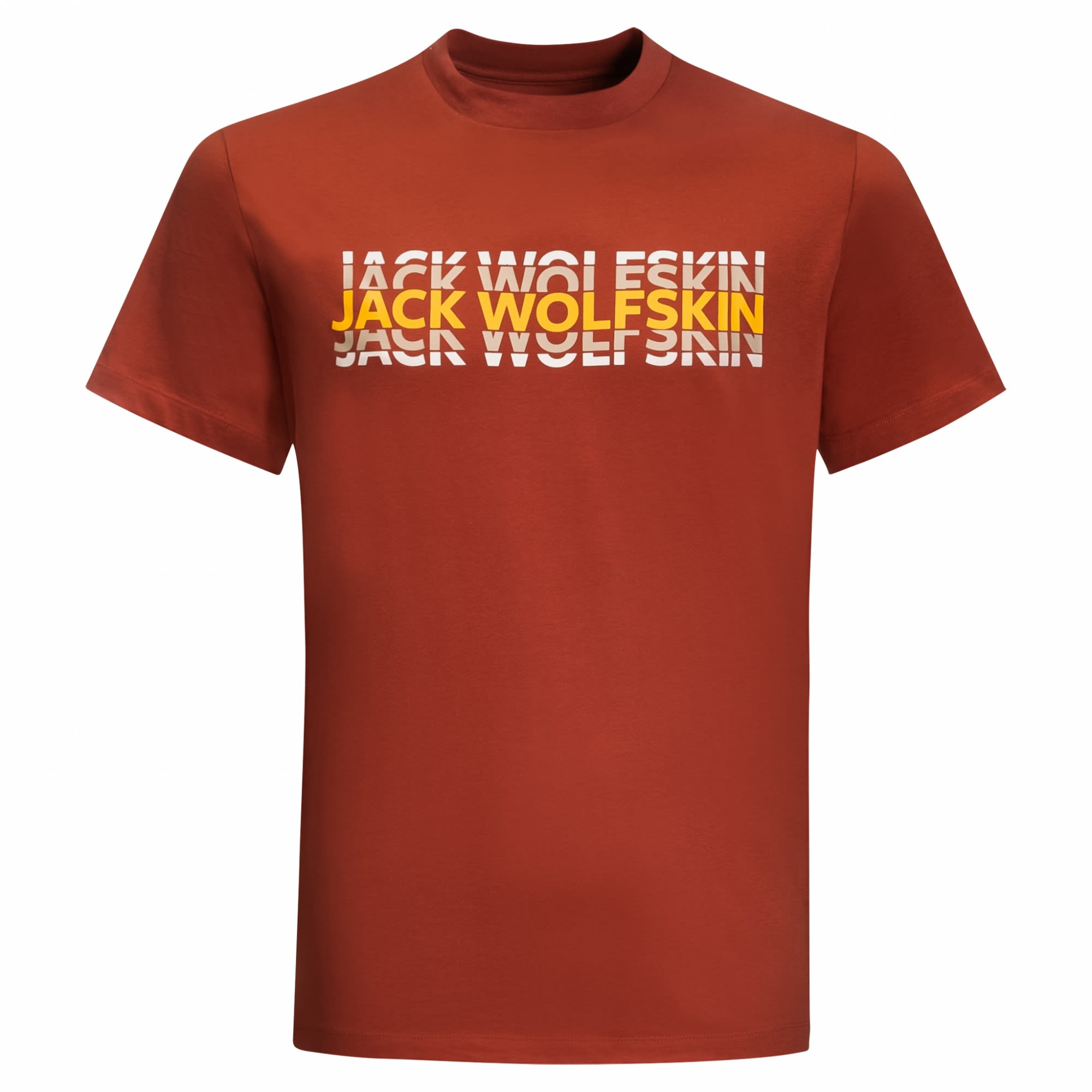 Jack Wolfskin Strobe T Rot- Male Kurzarm-Shirts- Grsse XXL - Farbe Mexican Pepper