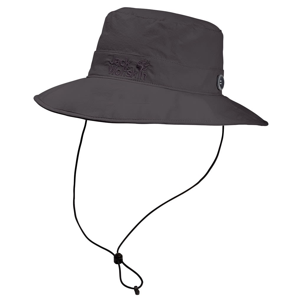 Jack Wolfskin Supplex Mesh Hat Grau- Caps und Hte- Grsse M - Farbe Dark Steel