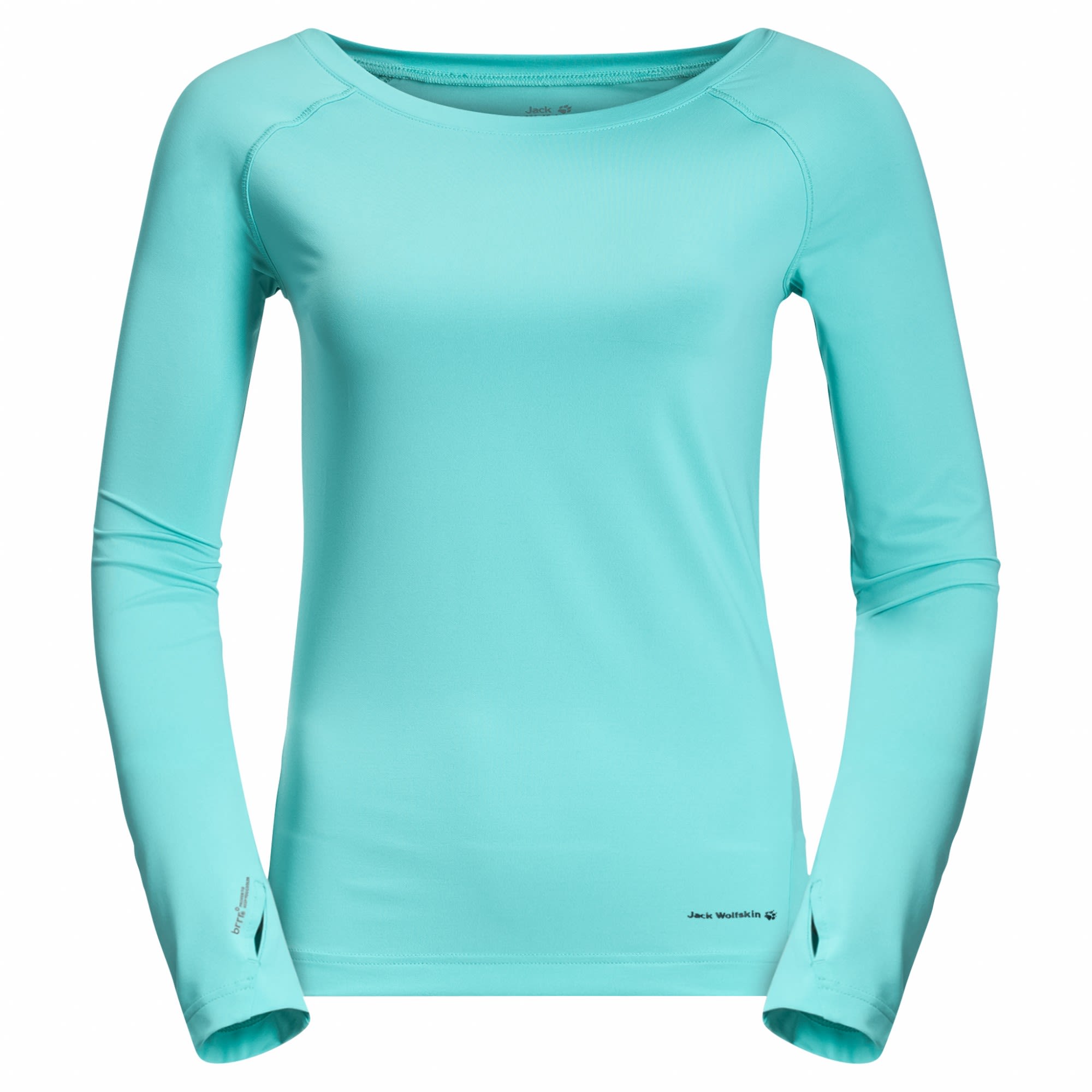 Jack Wolfskin Tasman L-S Grn- Female Langarm-Shirts- Grsse M - Farbe Peppermint