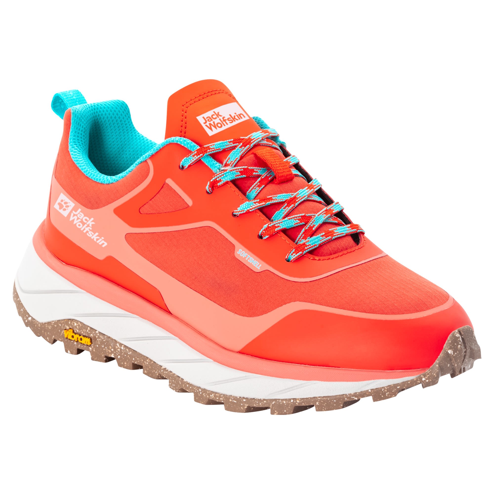 Jack Wolfskin Terrashelter Low Rot- Female Hiking- und Approachschuhe- Grsse EU 39 - Farbe Red - Blue