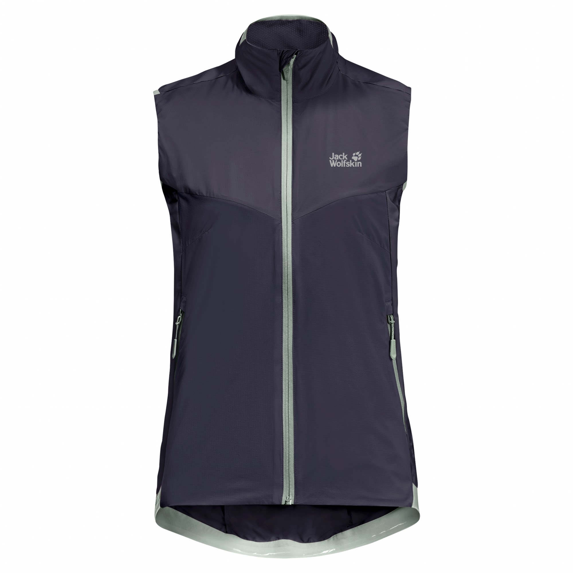 Jack Wolfskin Tourer Softshell Vest Blau- Female Daunen Winddichte Westen- Grsse S - Farbe Graphite