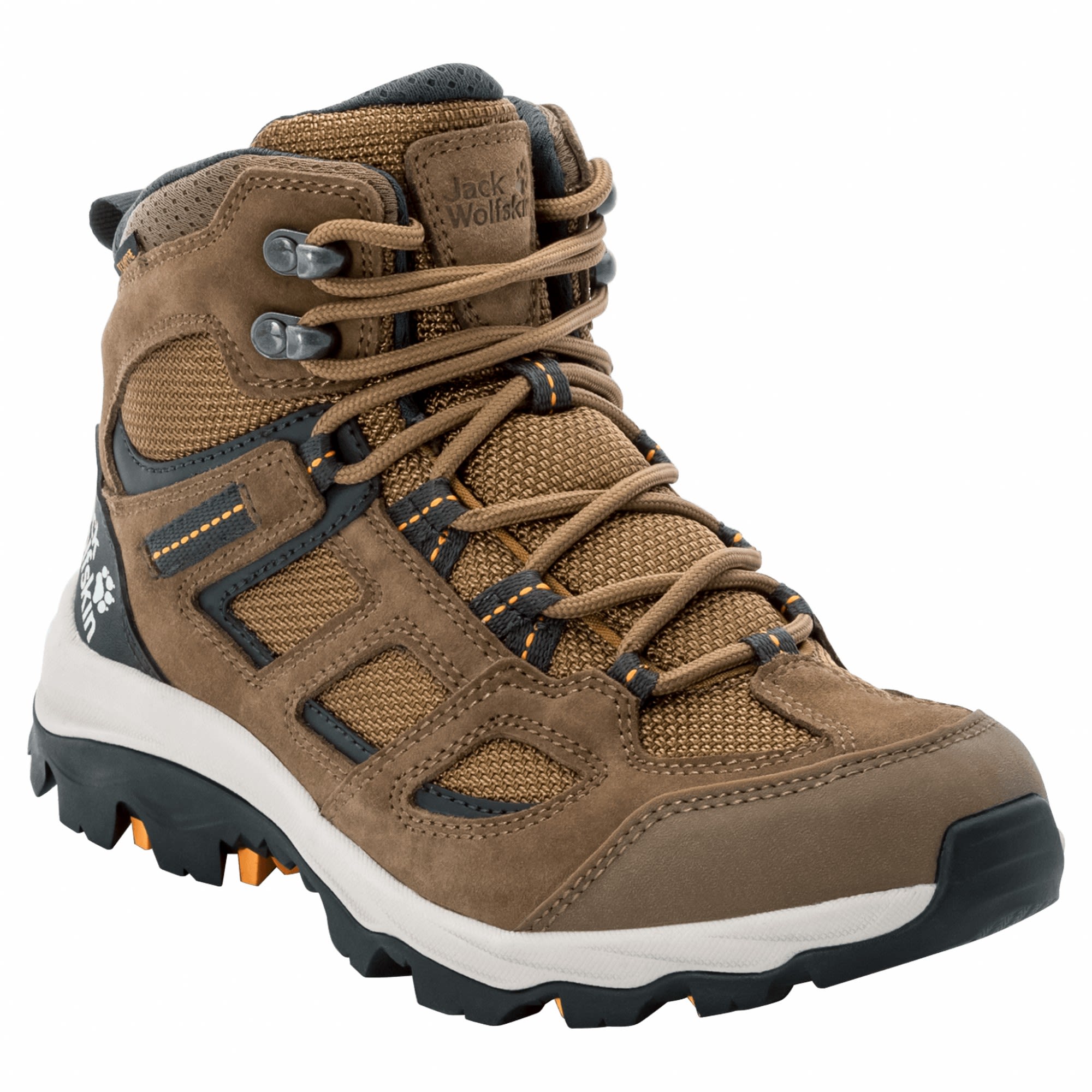 Jack Wolfskin Vojo 3 Texapore Mid Braun- Female Wander- und Trekkingstiefel- Grsse EU 37 - Farbe Brown - Apricot