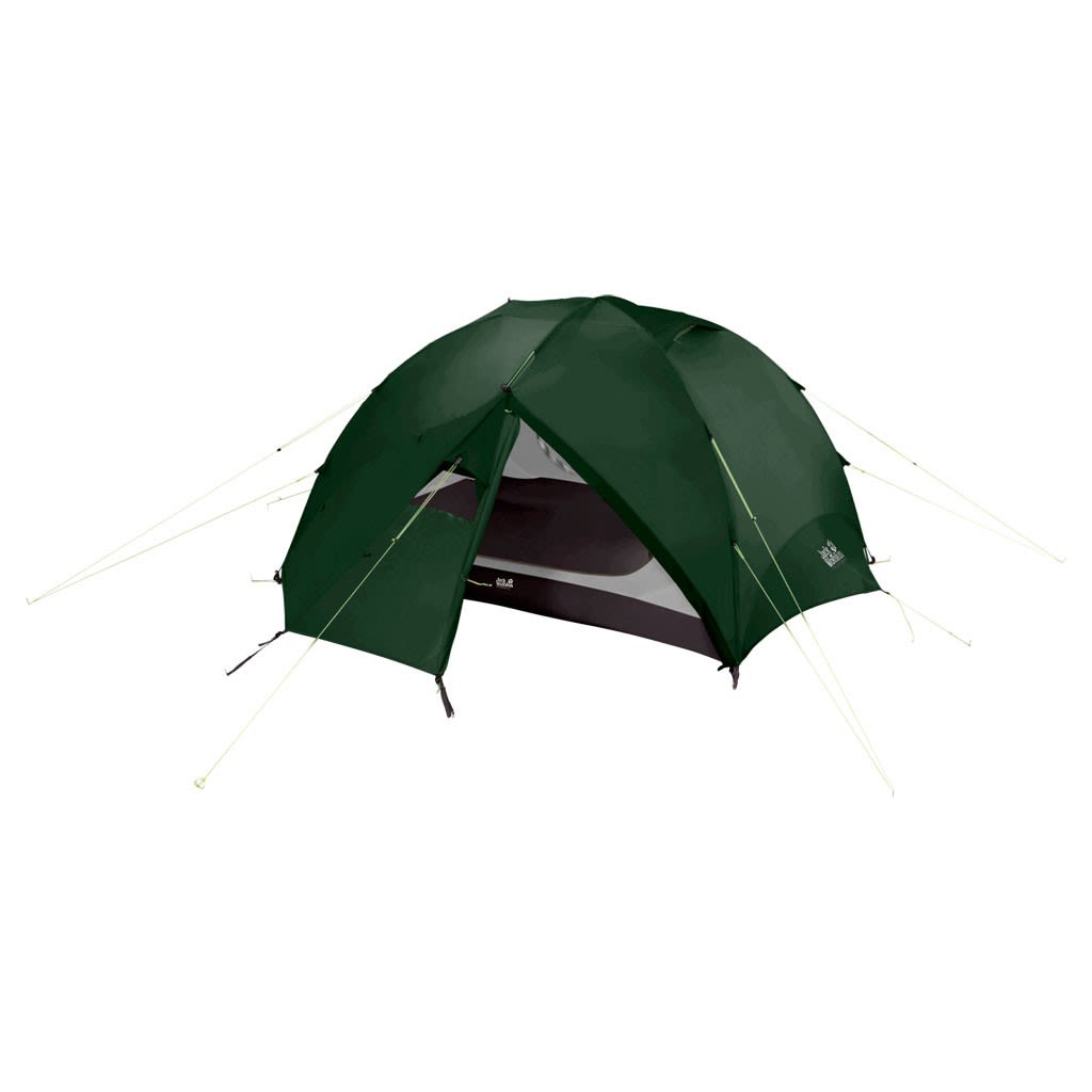 Jack Wolfskin Yellowstone II Vent Grn- Kuppelzelte- Grsse 2 Personen - Farbe Mountain Green