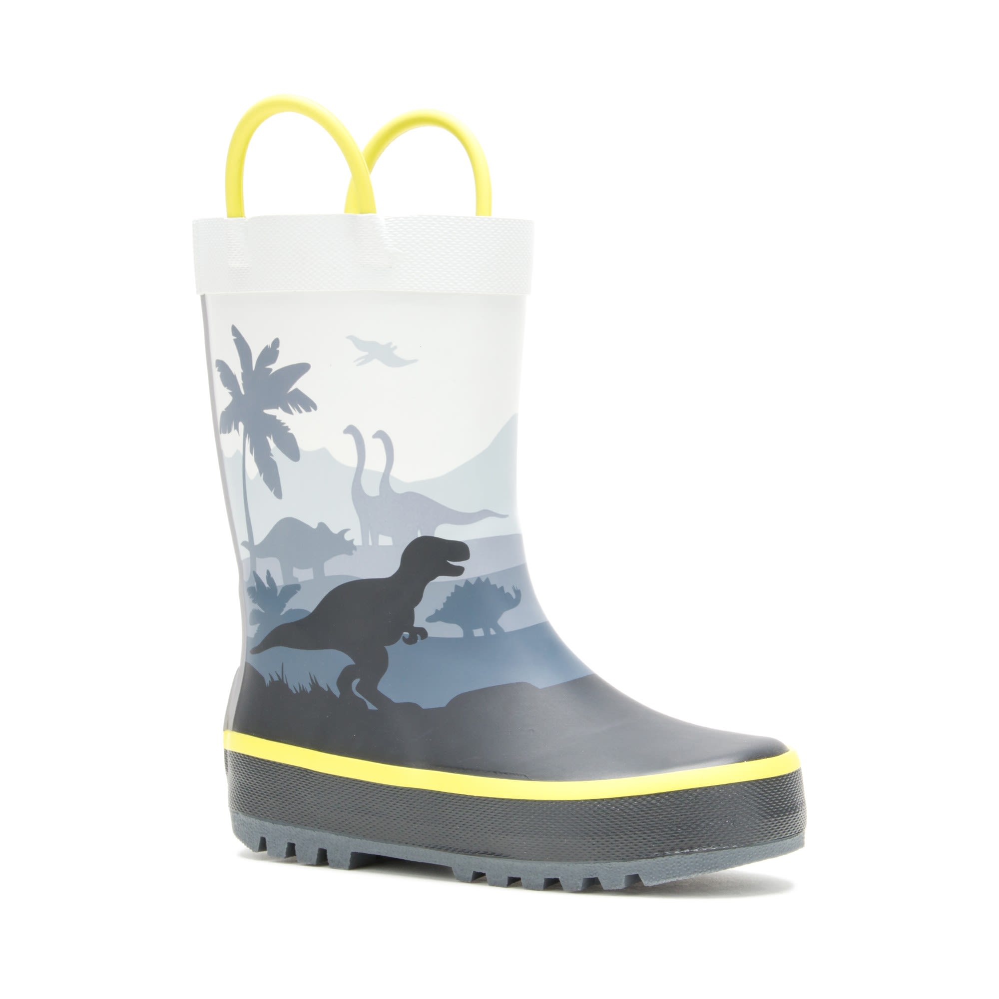 Kamik Kids Dino Grau- Gummistiefel- Grsse EU 20 - Farbe Grey