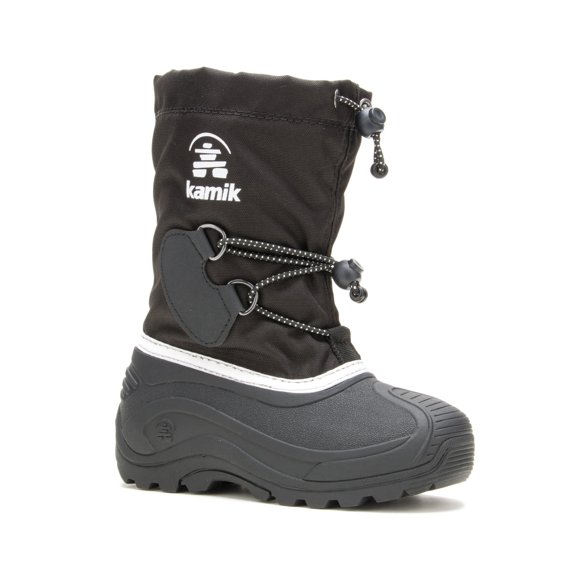 Kamik Kids Southpole 4 Schwarz- Winterstiefel und -schuhe- Grsse EU 25 - Farbe Black - White