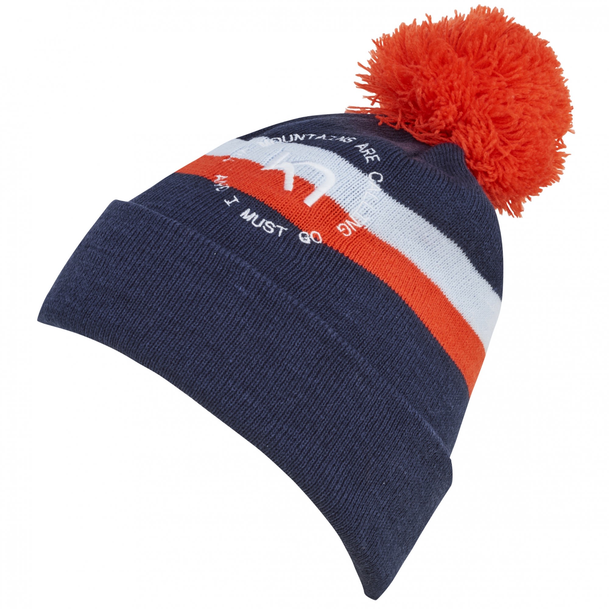 Kari Traa Agnes Beanie Gestreift - Blau- Female Kopfbedeckungen- Grsse One Size - Farbe Marin