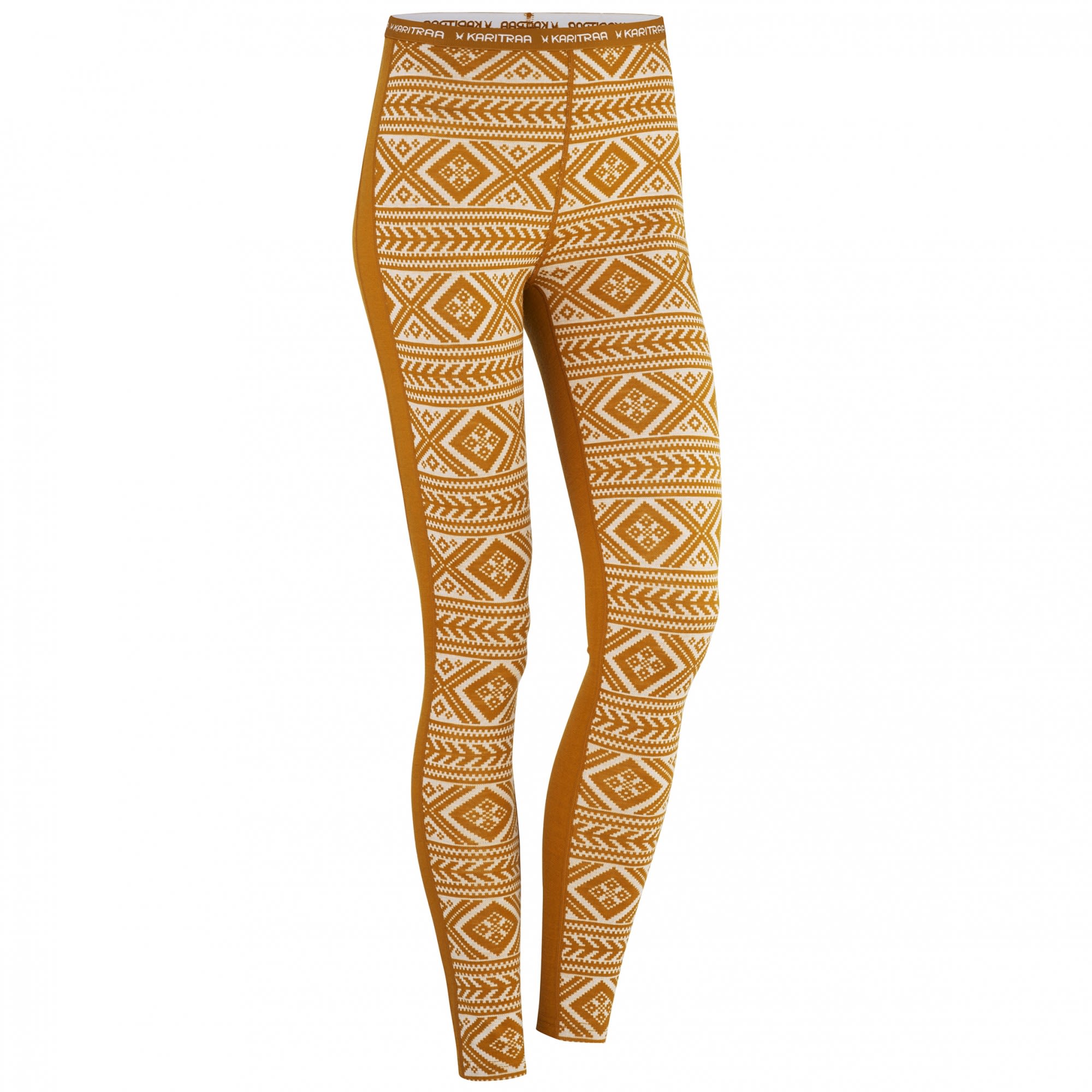 Kari Traa Floke Pant Orange- Female Merino Lange Unterhosen- Grsse M - Farbe Haze