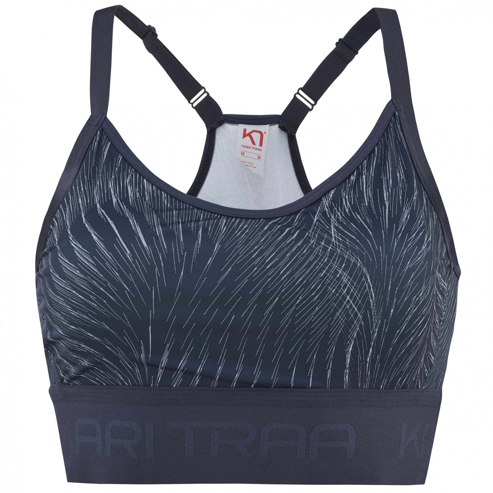 Kari Traa Froya Sports Bra Blau- Female Merino Sport-BHs- Grsse L - Farbe Marin