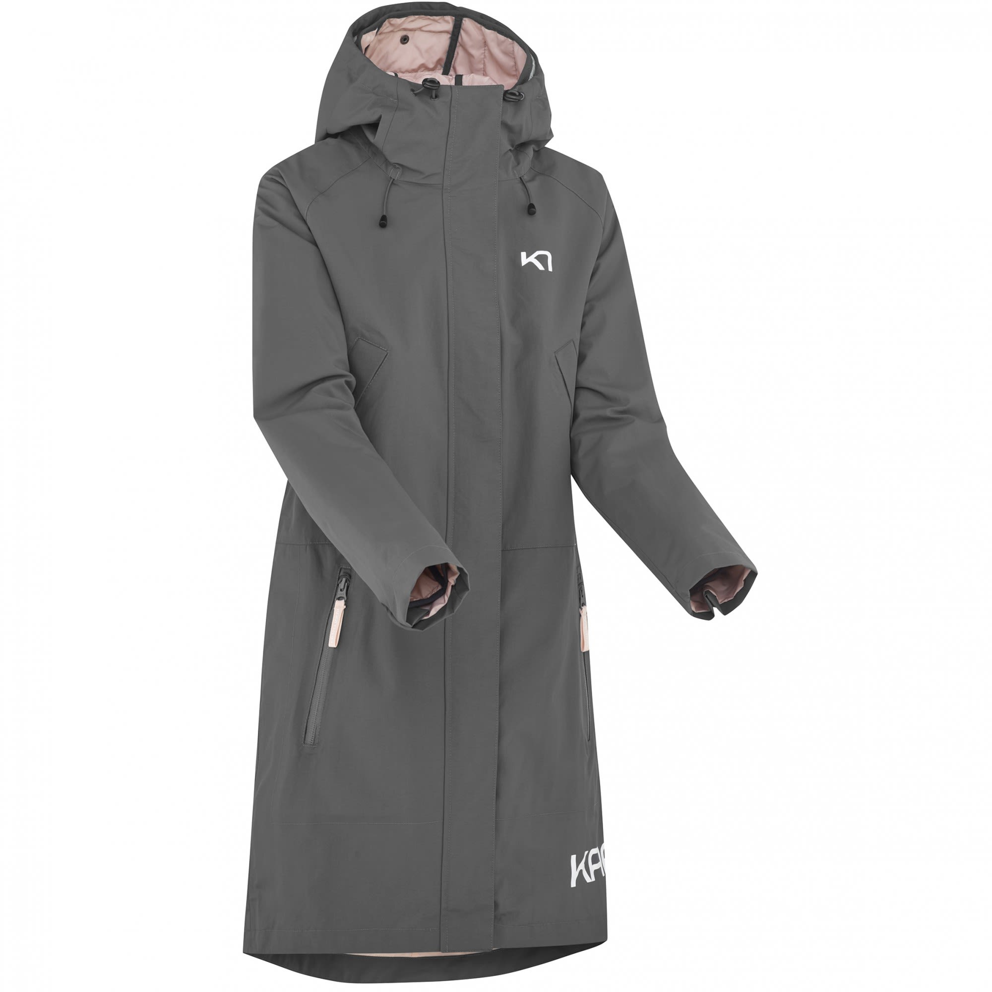 Kari Traa Kvitne L 3-In-1 Jacket Grau- Female Anoraks- Grsse XS - Farbe Dove