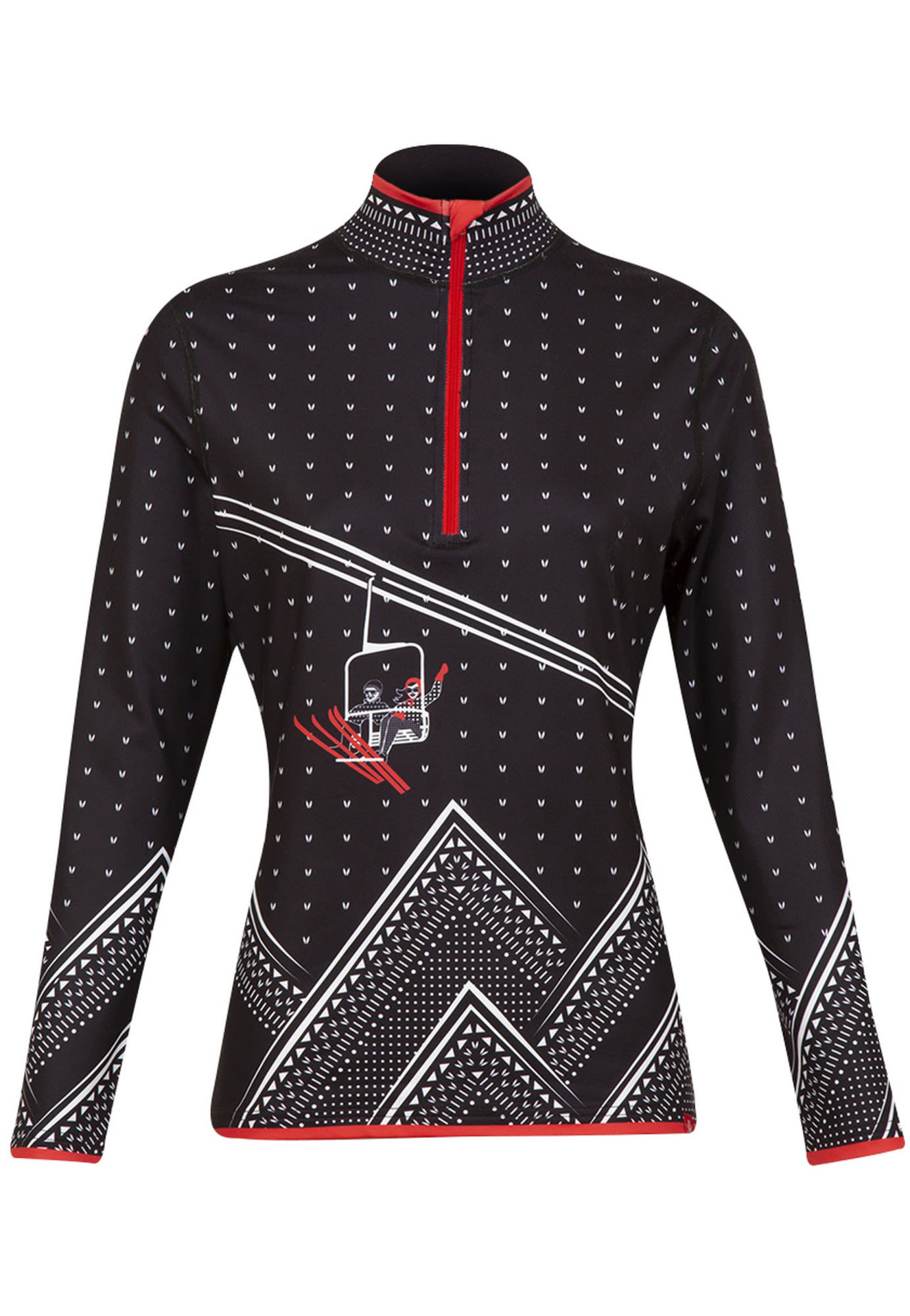 Krimson Klover Adrenalite Baselayer Top Schwarz- Female Langarm-Shirts- Grsse XS - Farbe Black