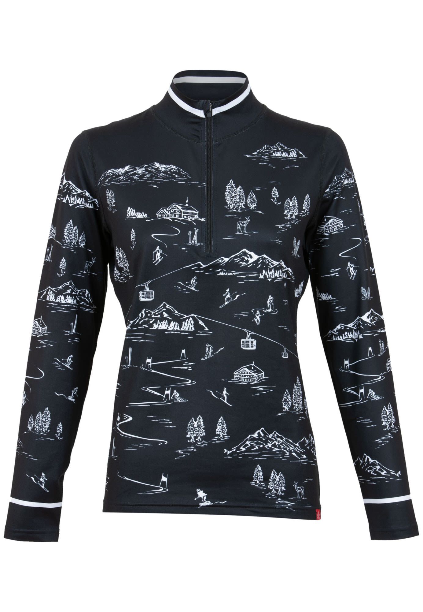 Krimson Klover Drifter Baselayer Top Schwarz- Female Langarm-Shirts- Grsse XS - Farbe Black