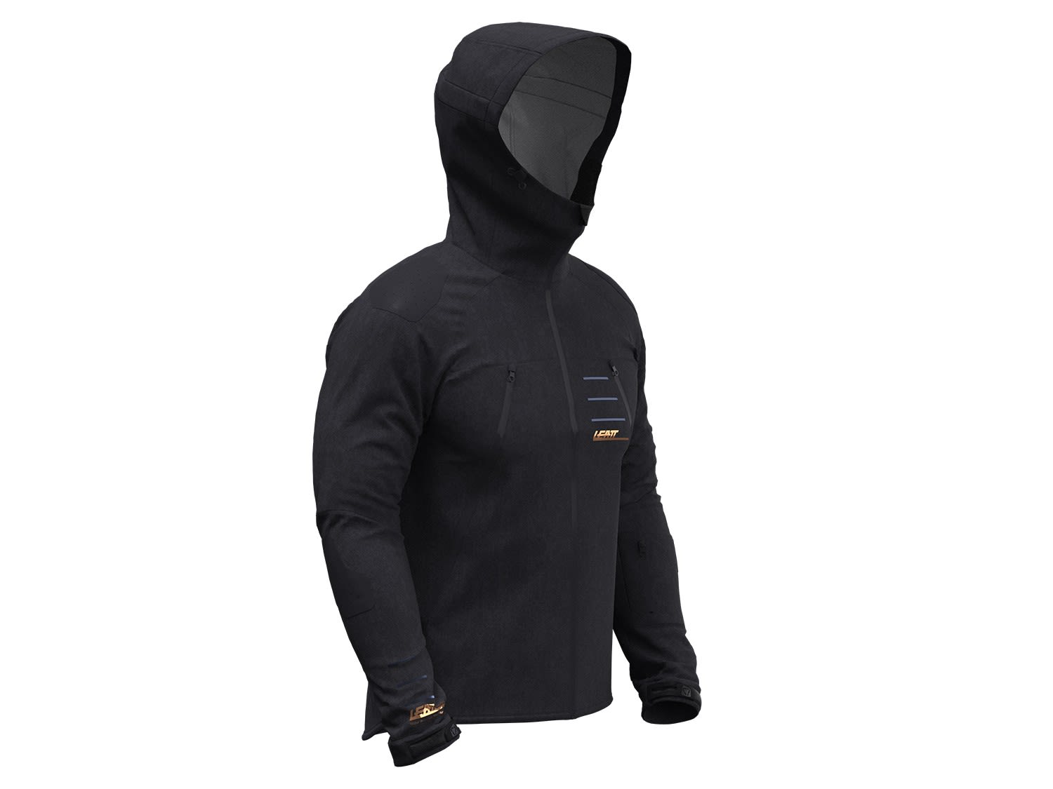 Leatt MTB All Mountain 5-0 Jacket Schwarz- Male Windbreaker- Grsse S - Farbe Black