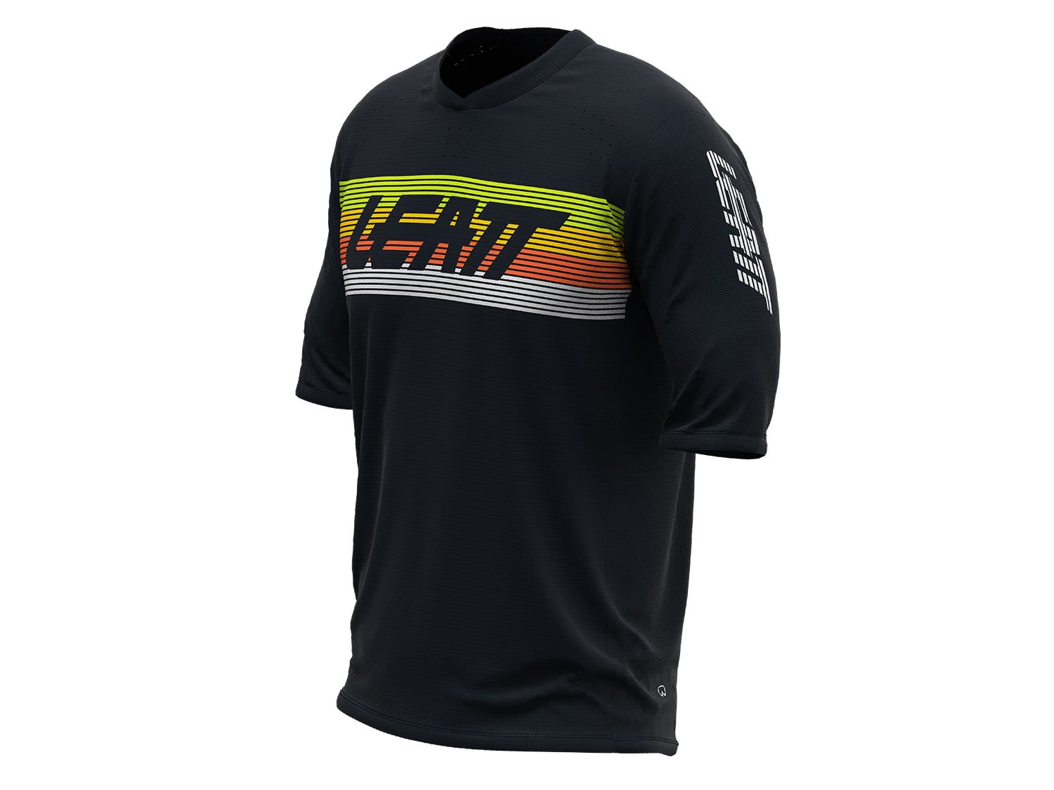 Leatt MTB Enduro 3-0 Jersey 3-4 Sleeve Schwarz- Male Kurzarm-Shirts- Grsse S - Farbe Black unter Leatt
