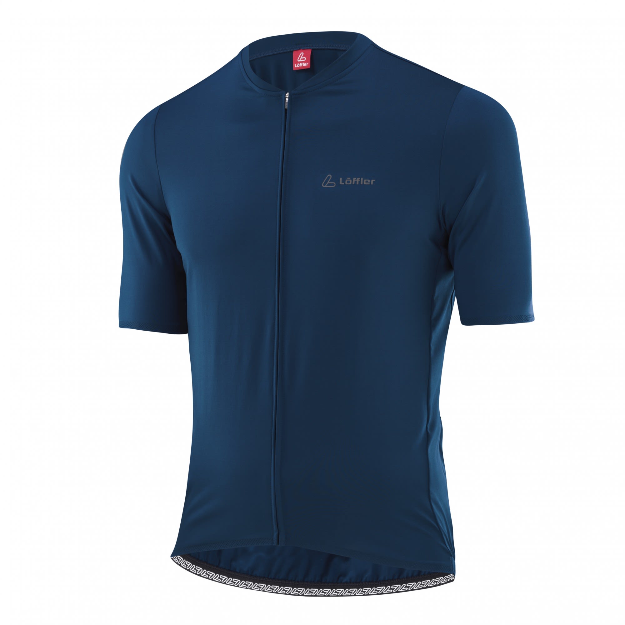 Lffler Bike Jersey Full-Zip Clear Hotbond Blau- Male Kurzarm-Shirts- Grsse 50 - Farbe Deep Water