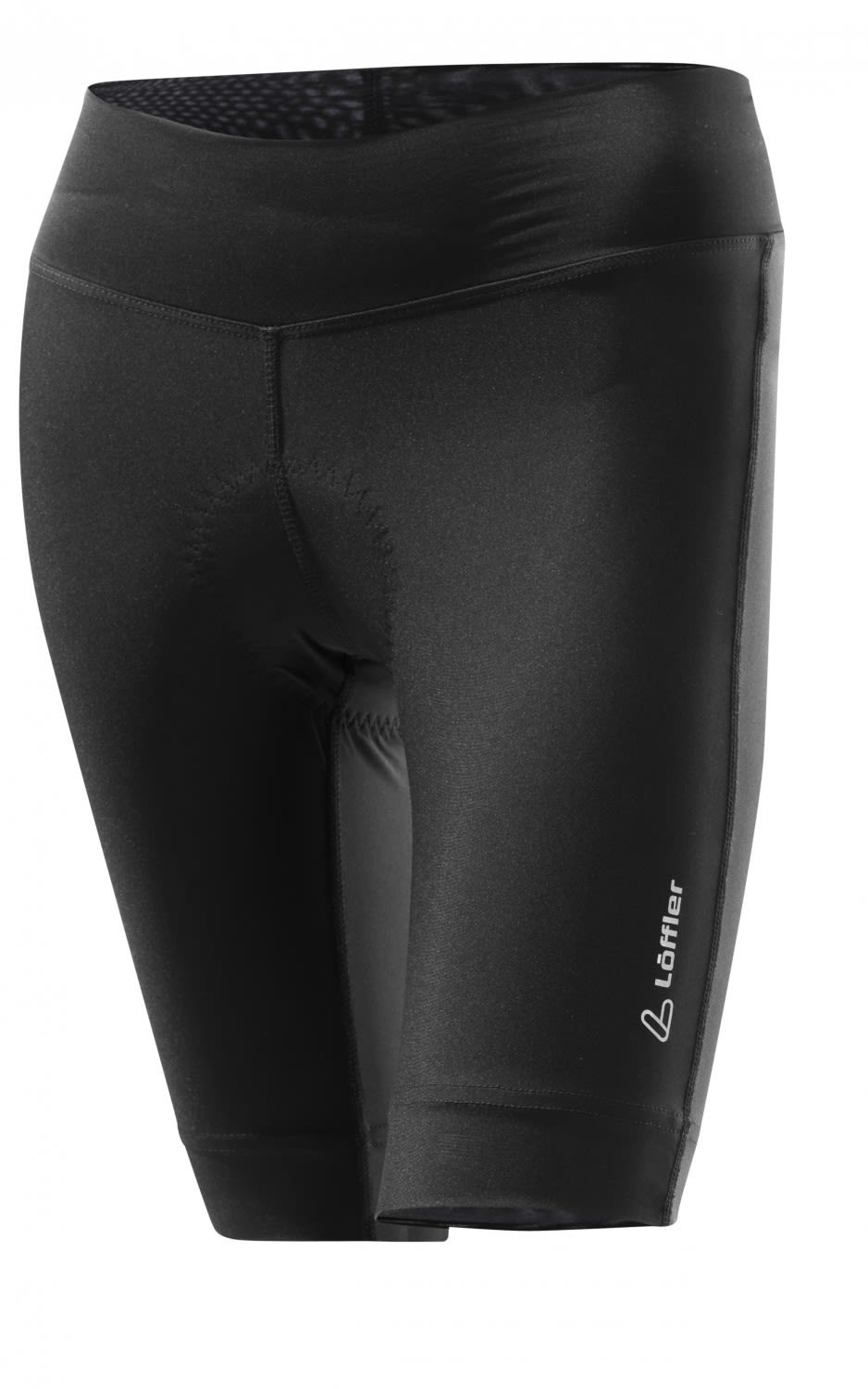 Lffler Bike Short Tights Tour Schwarz- Female Tights- Grsse 34 - Farbe Black