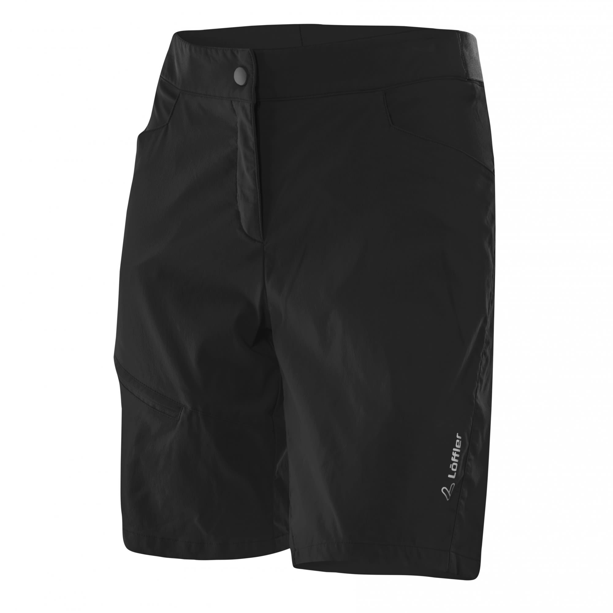 Lffler Bike Shorts Comfort CSL Schwarz- Female Shorts- Grsse 34 - Farbe Black