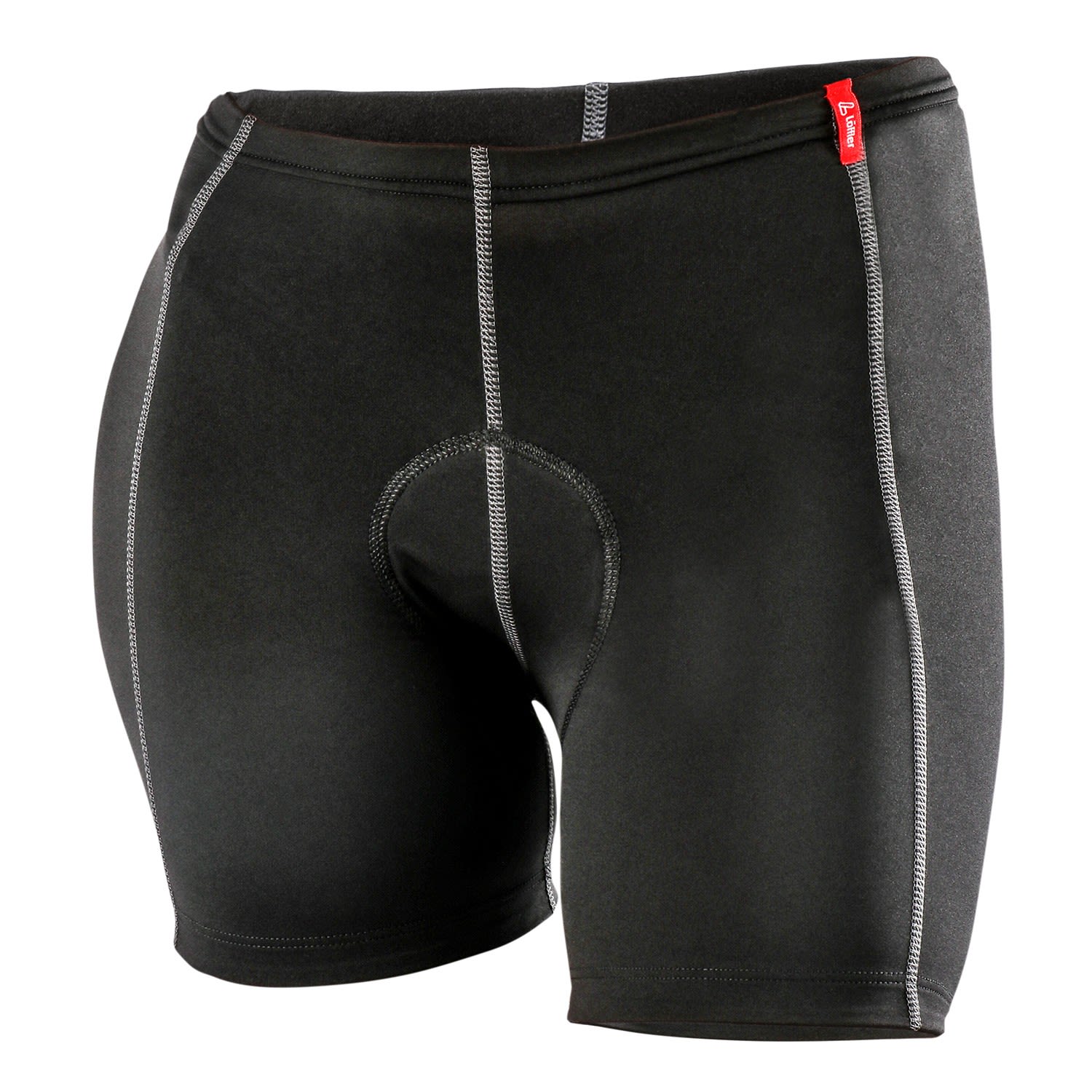 Lffler Bike Undershorts Elastic Schwarz- Female Unterteile- Grsse 34 - Farbe Black