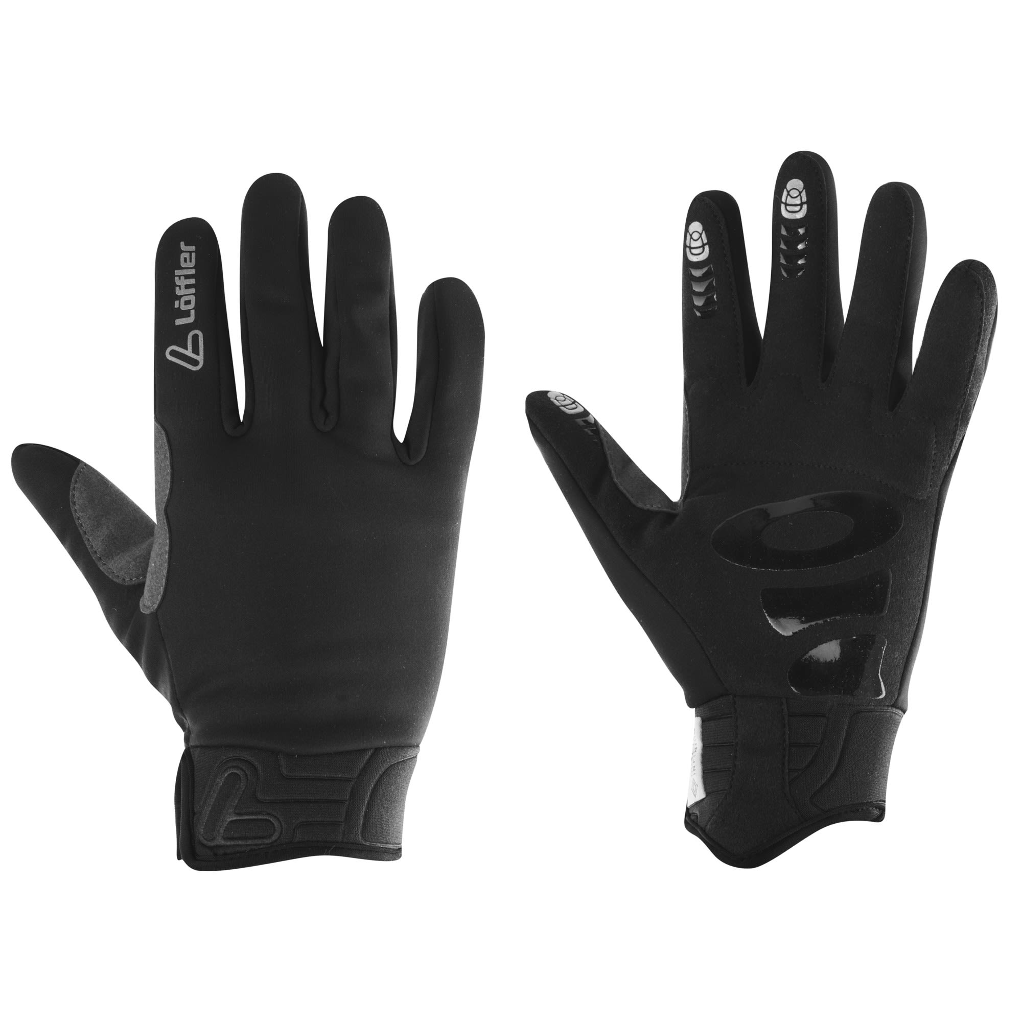 Lffler Gloves WS Warm Schwarz- Gore-Tex(R) Fingerhandschuhe- Grsse 6-5 - Farbe Black
