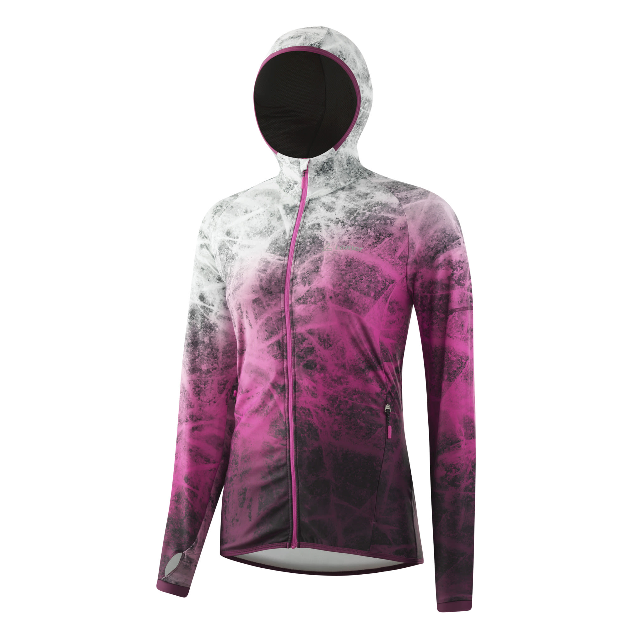 Lffler Hoody Arctic REW Rot- Female Hoodies- Grsse 36 - Farbe Burgund