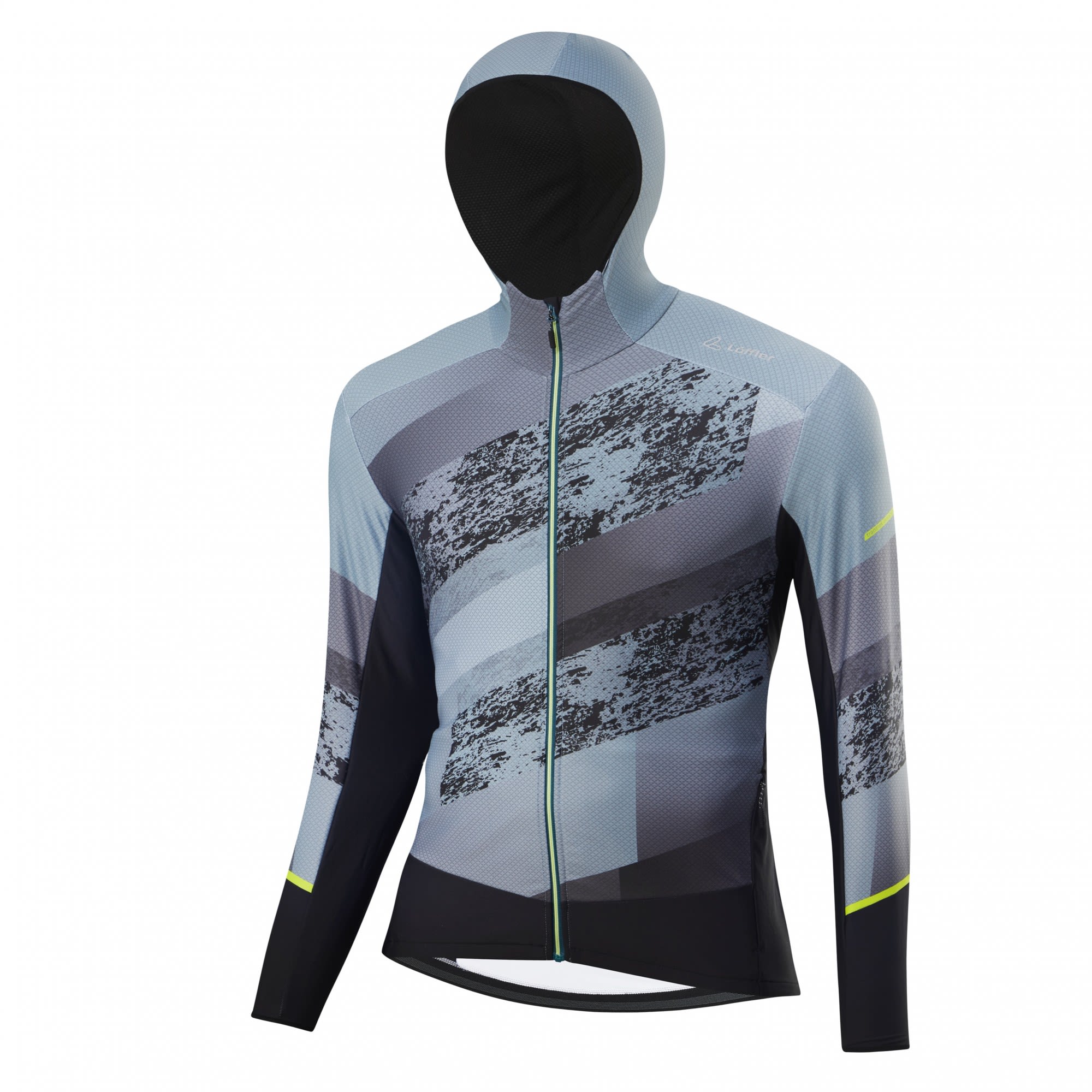 Lffler Hoody Speed REW Grau- Male Sweaters und Hoodies- Grsse 48 - Farbe Granite