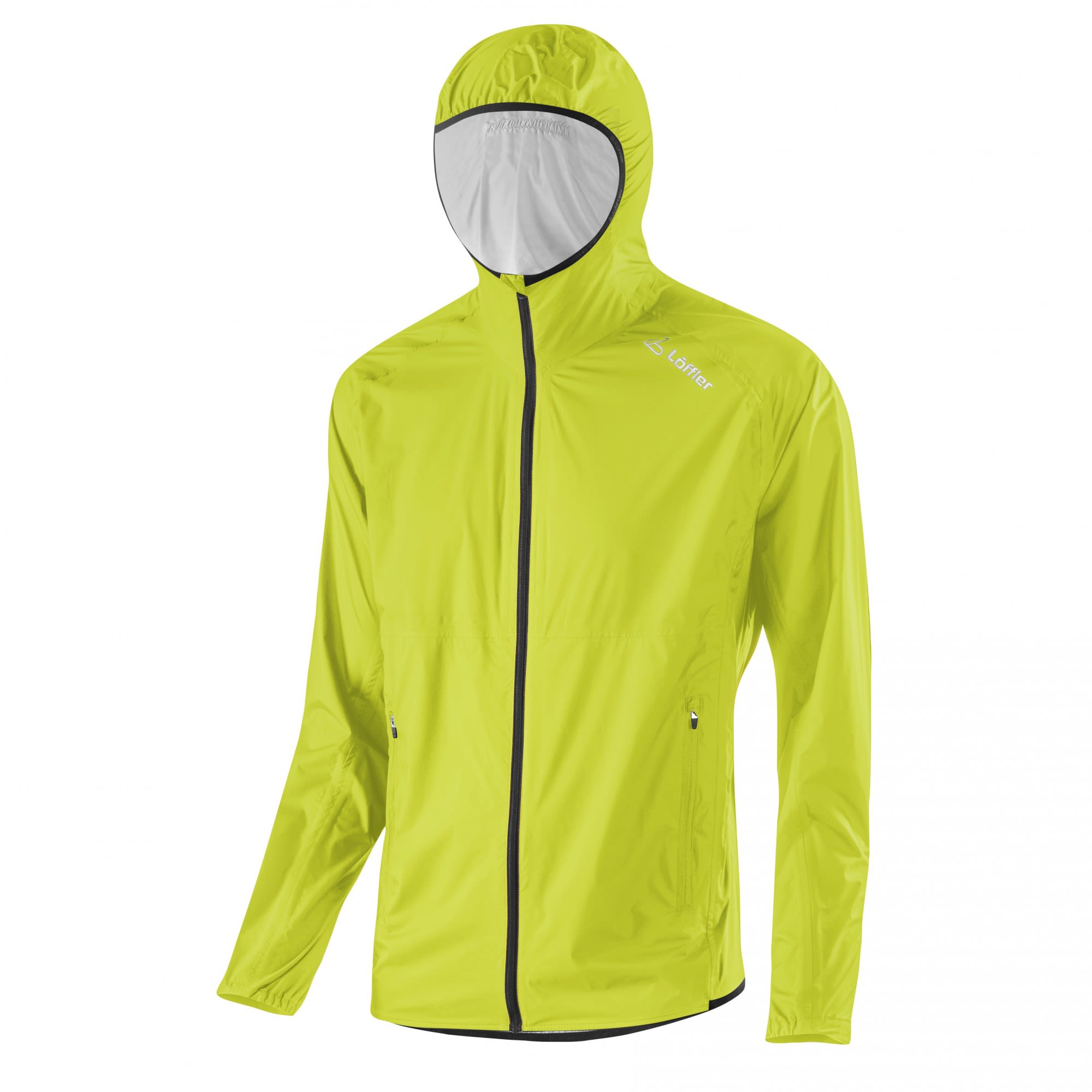 Lffler Kapuzenjacke WaterproofM Pocket Grn- Male Regenjacken und Hardshells- Grsse 50 - Farbe Light Green