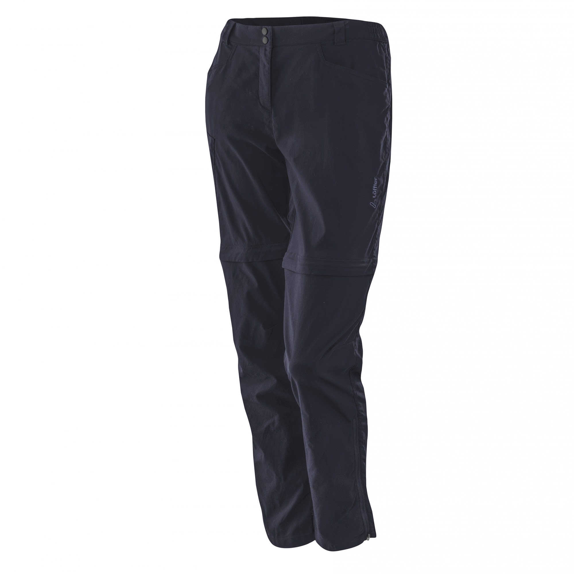 Lffler Zip-Off Pants CSL Grau- Female Softshellhosen- Grsse 19 - Farbe Graphite