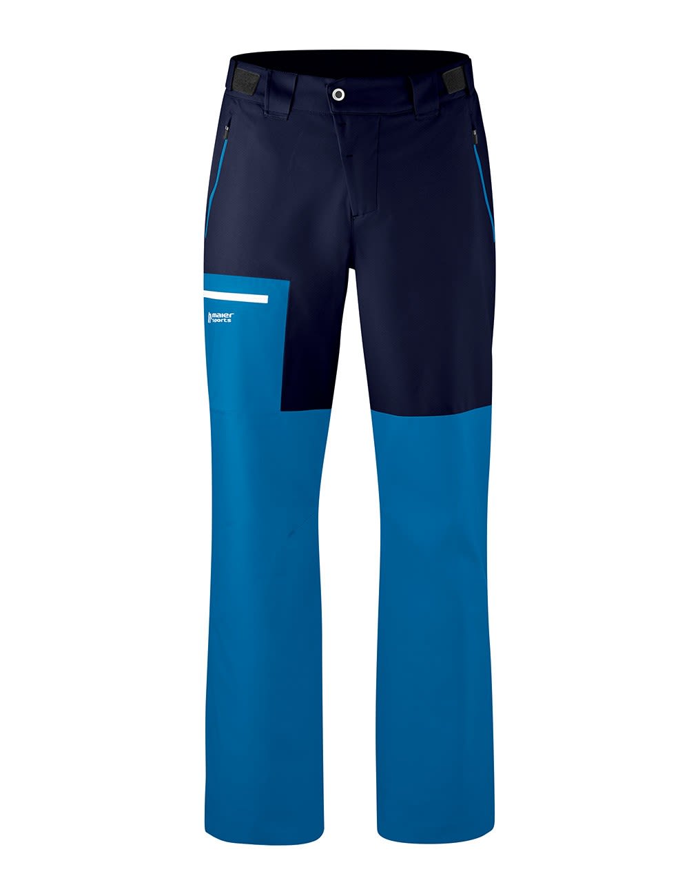 Maier Sports Diabas Colorblock - Blau- Male Softshellhosen- Grsse 50 - Farbe Night Sky