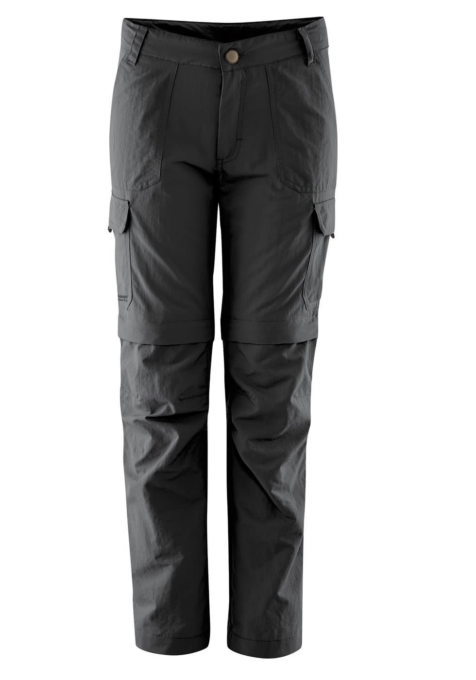 Maier Sports Junior Duozip Regular Schwarz- Shorts- Grsse 164 - Farbe Black