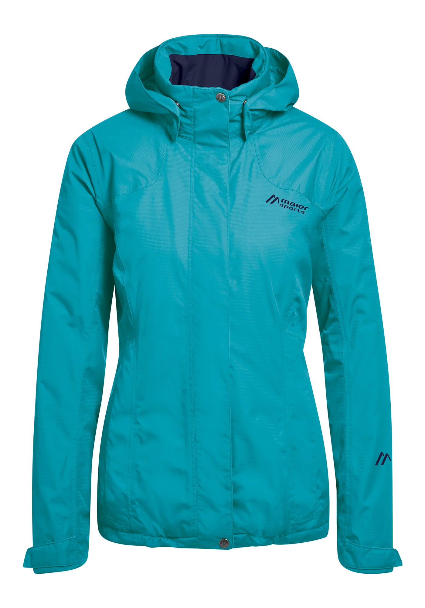Maier Sports Metor Therm bergrsse Blau- Female Regenjacken und Hardshells- Grsse 48 - Farbe Sea Breeze - Night Sky