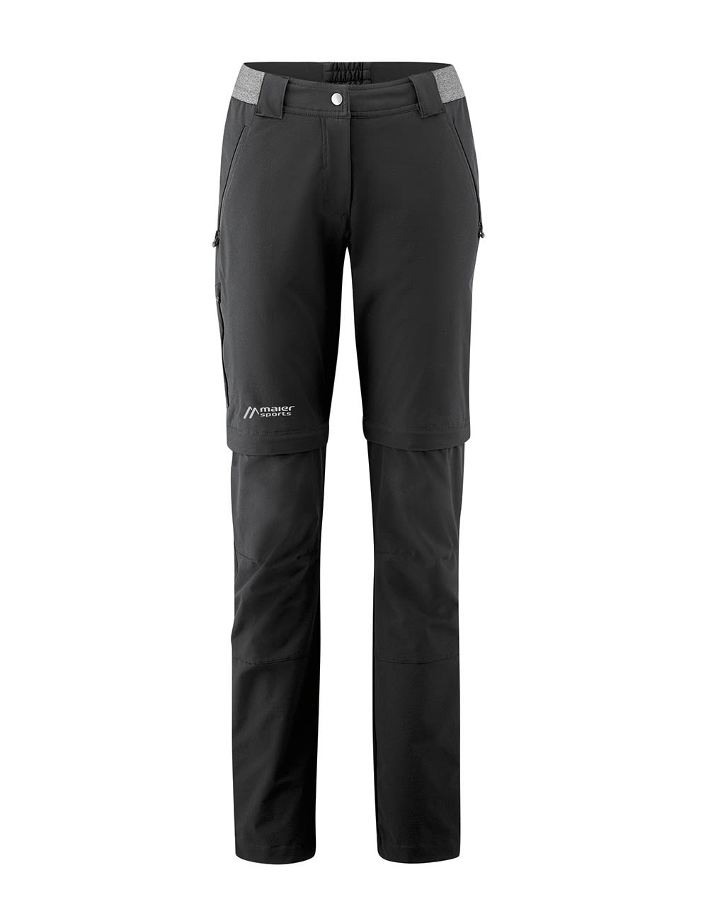 Maier Sports Norit Zip 2-0 Schwarz- Female Shorts- Grsse 21 - Farbe Black