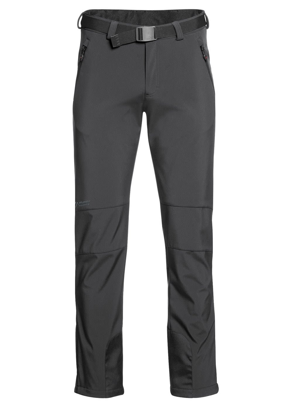 Maier Sports Tech Pants Schwarz- Male Softshellhosen- Grsse 23 - Farbe Black