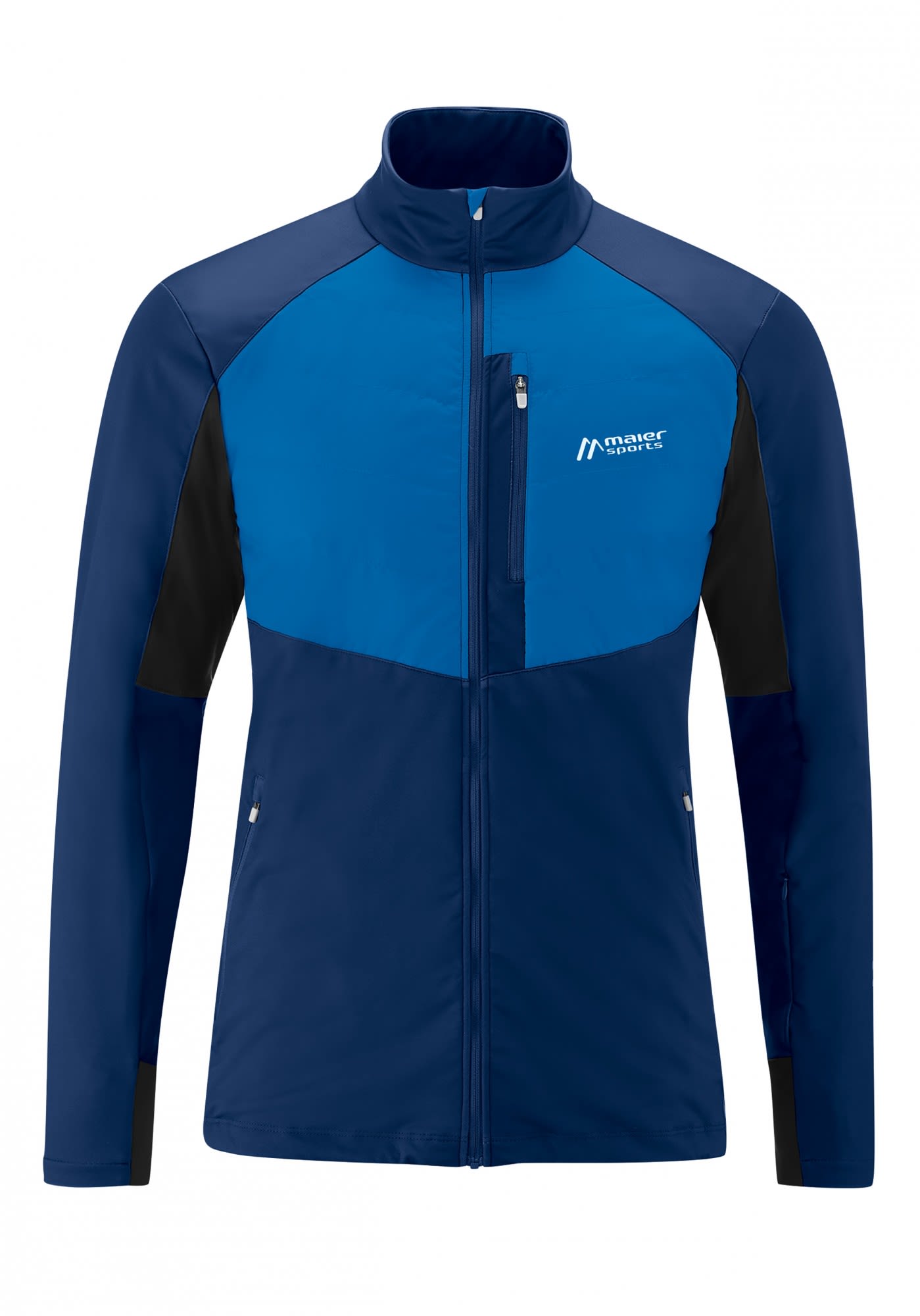 Maier Sports Telfs Jacket 2-0 Colorblock - Blau- Male Anoraks- Grsse 54 - Farbe Skydiver