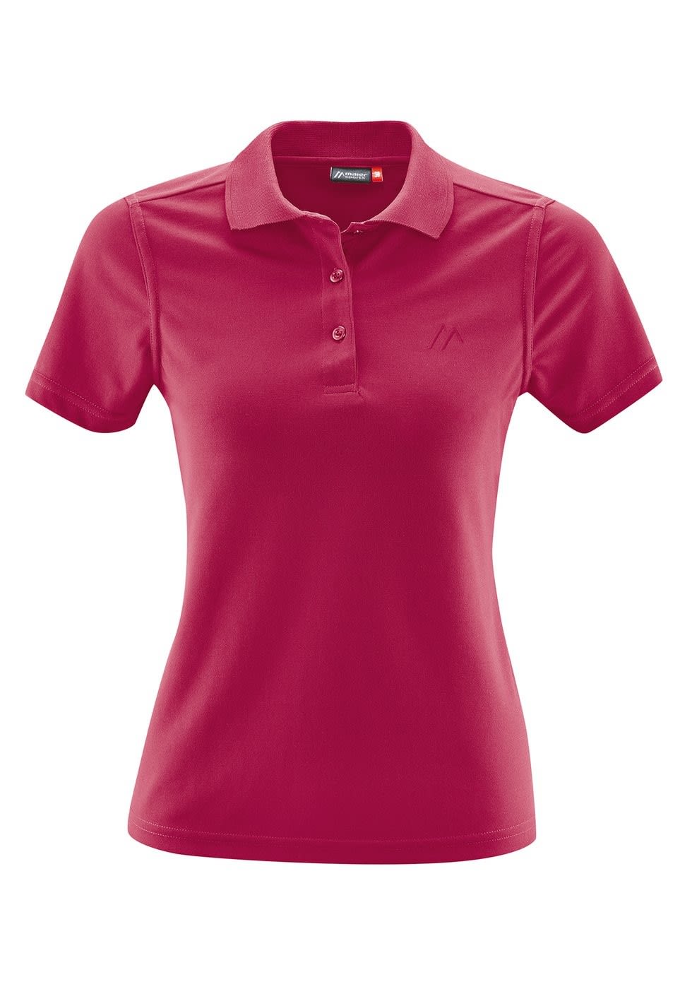Maier Sports Ulrike Rot- Female Polo Shirts- Grsse 36 - Farbe Persian Red