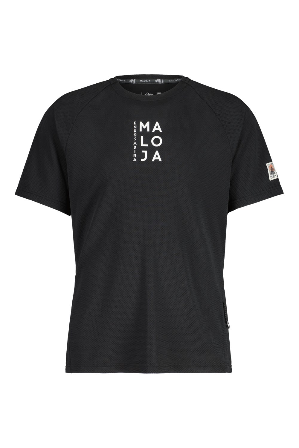 Maloja Andrm- Multi 1-2 T-Shirt Schwarz- Male Kurzarm-Shirts- Grsse S - Farbe Moonless