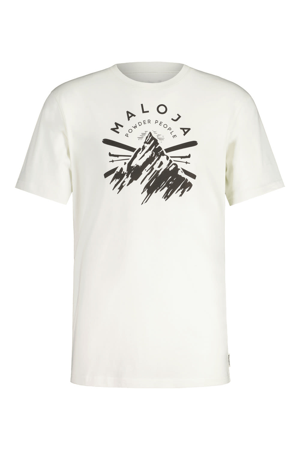 Maloja Antornom- T-Shirt Weiss- Male Kurzarm-Shirts- Grsse S - Farbe Glacier Milk