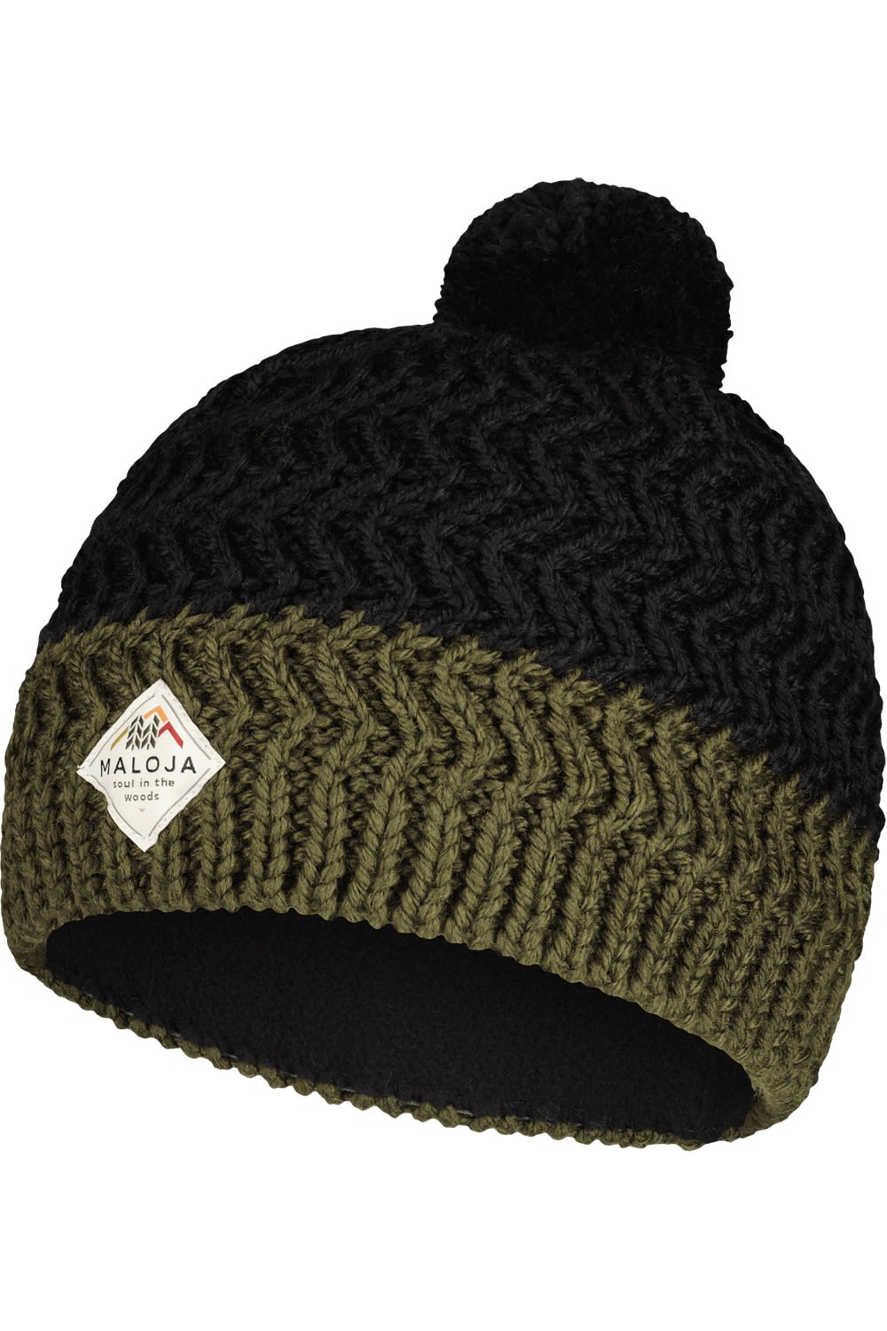 Maloja Apfelbeerem- Mtze (Vorgngermodell) Schwarz- Kopfbedeckungen- Grsse One Size - Farbe Moonless